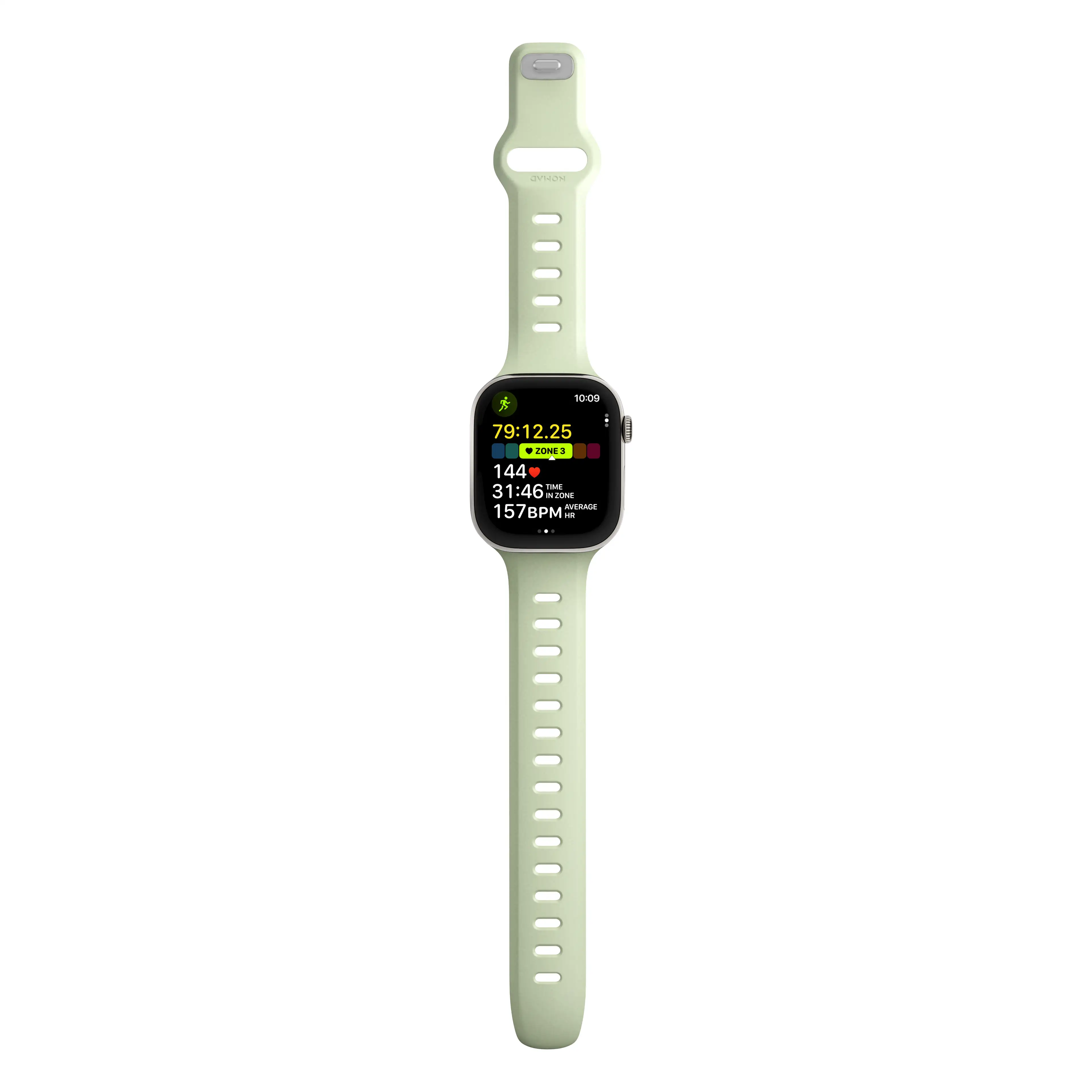 NOMAD Tempo Band Apple Watch 44/45/46/49mm - zsályazöld