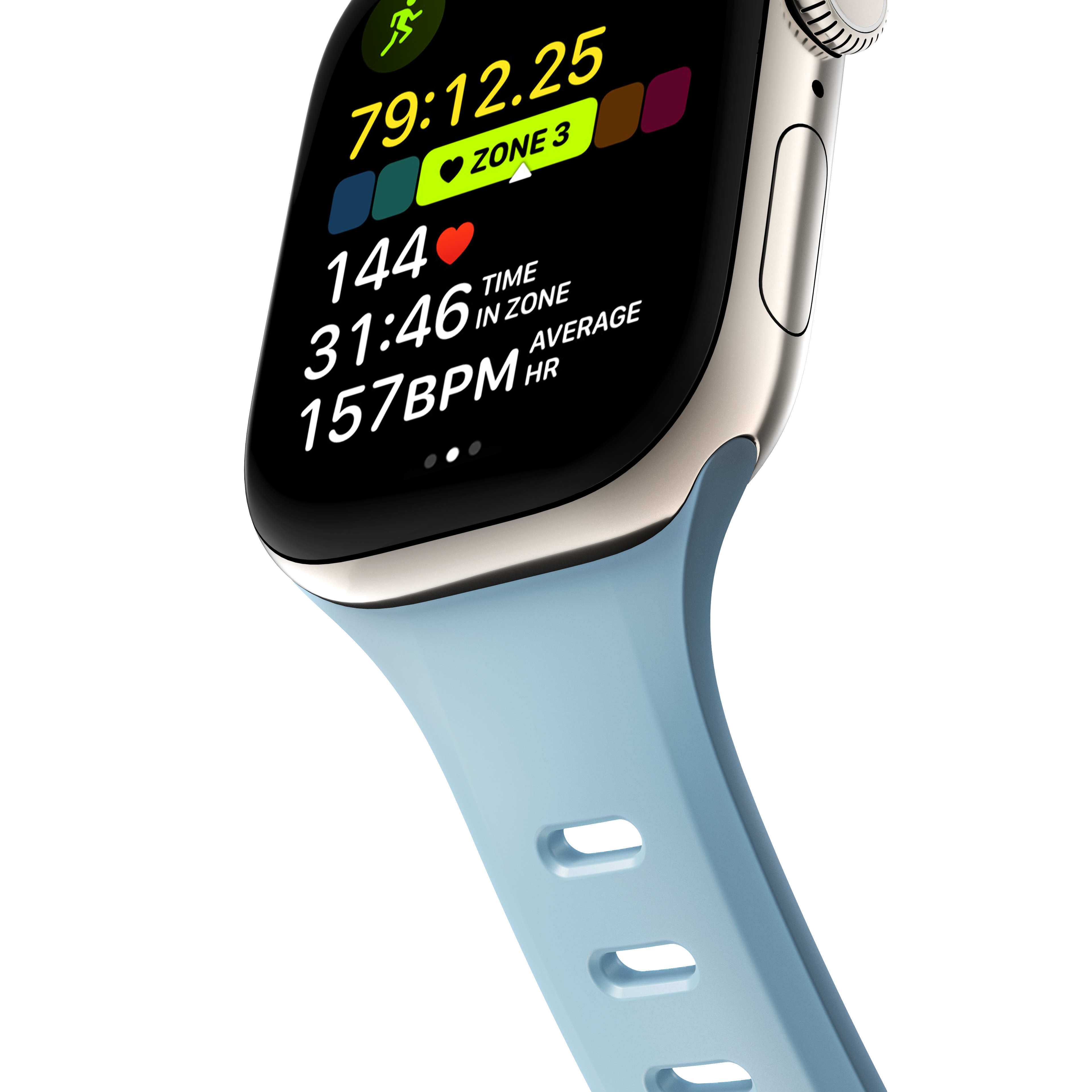 NOMAD Tempo Band Apple Watch 38/40/41/42mm - világoskék