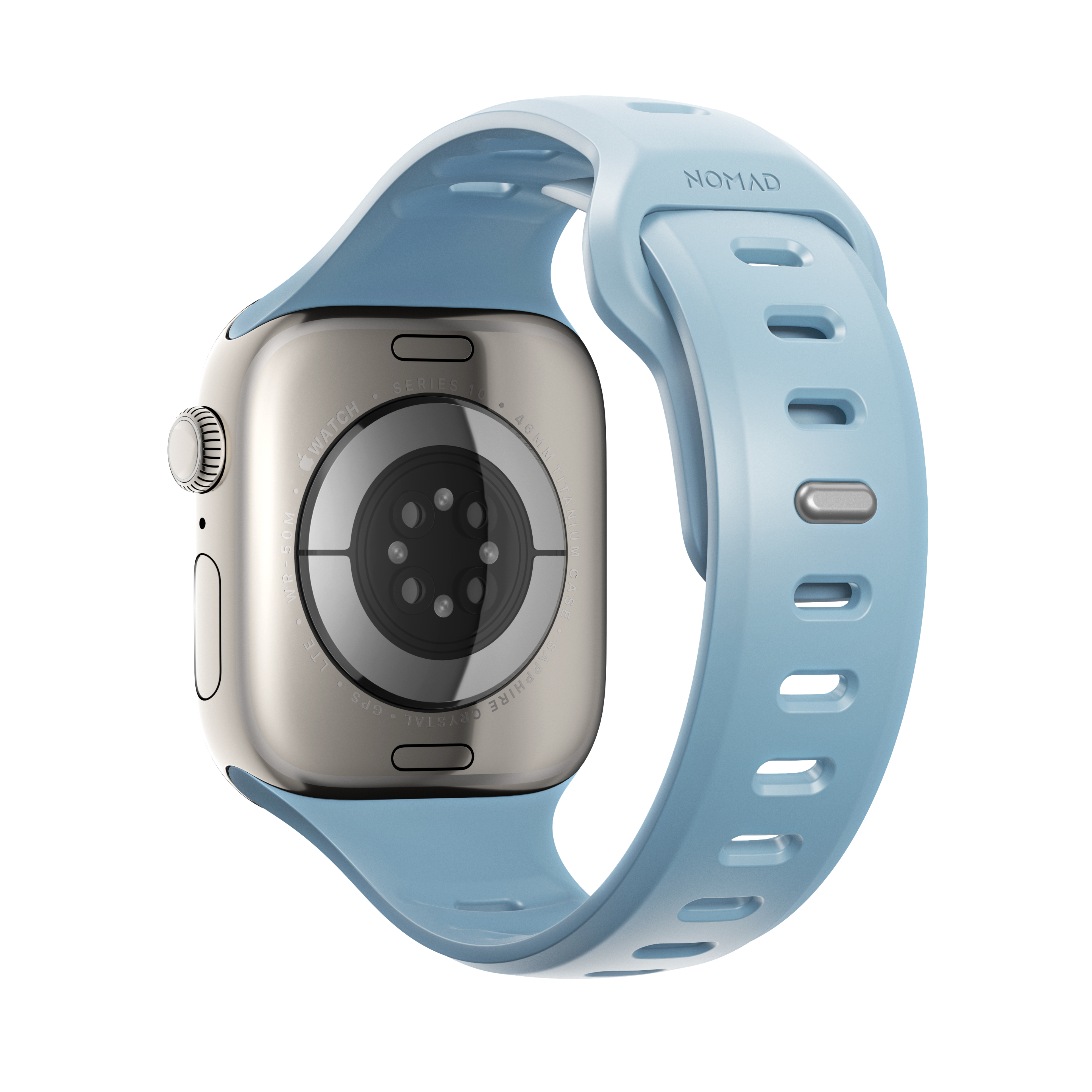 NOMAD Tempo Band Apple Watch 44/45/46/49mm - világoskék