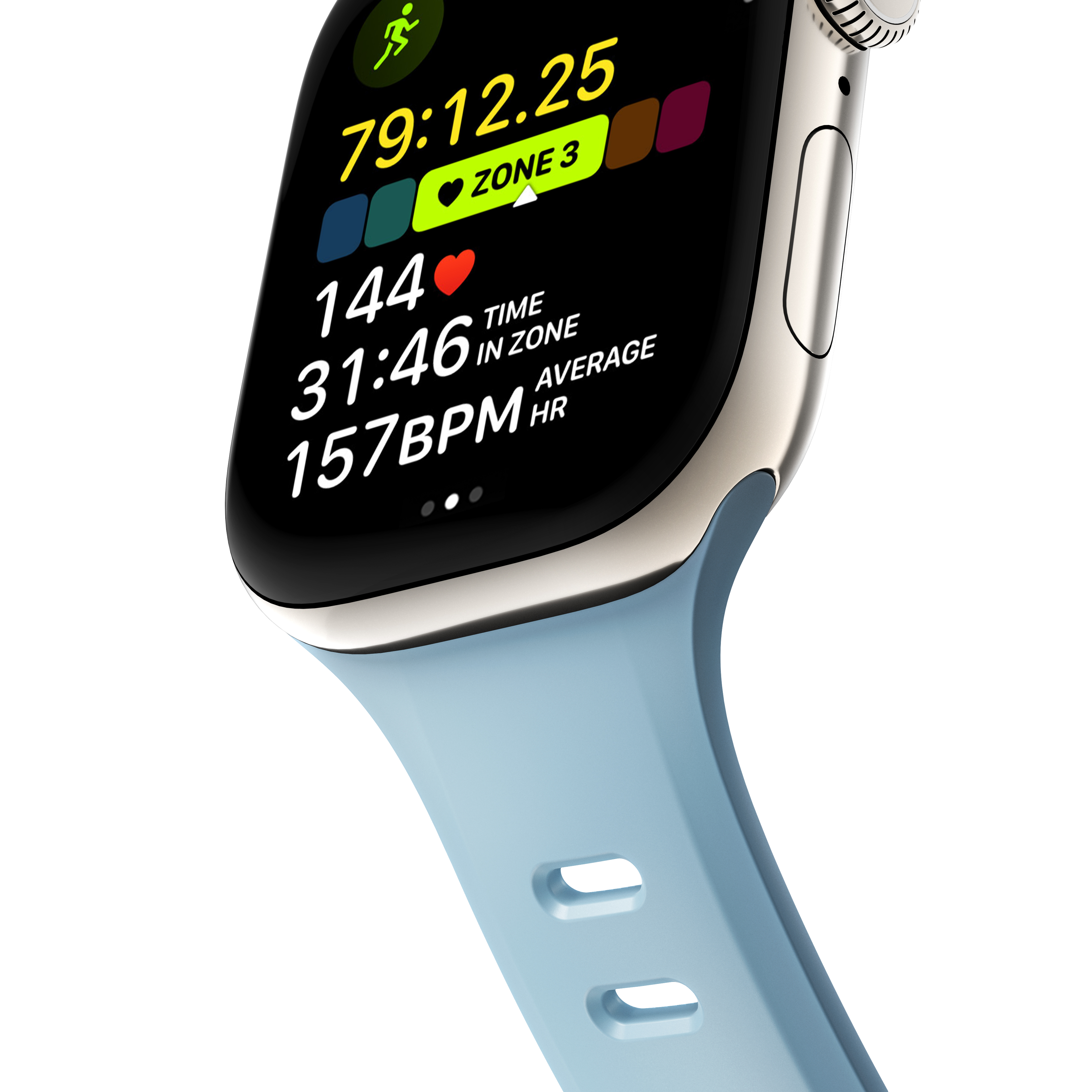 NOMAD Tempo Band Apple Watch 44/45/46/49mm - világoskék