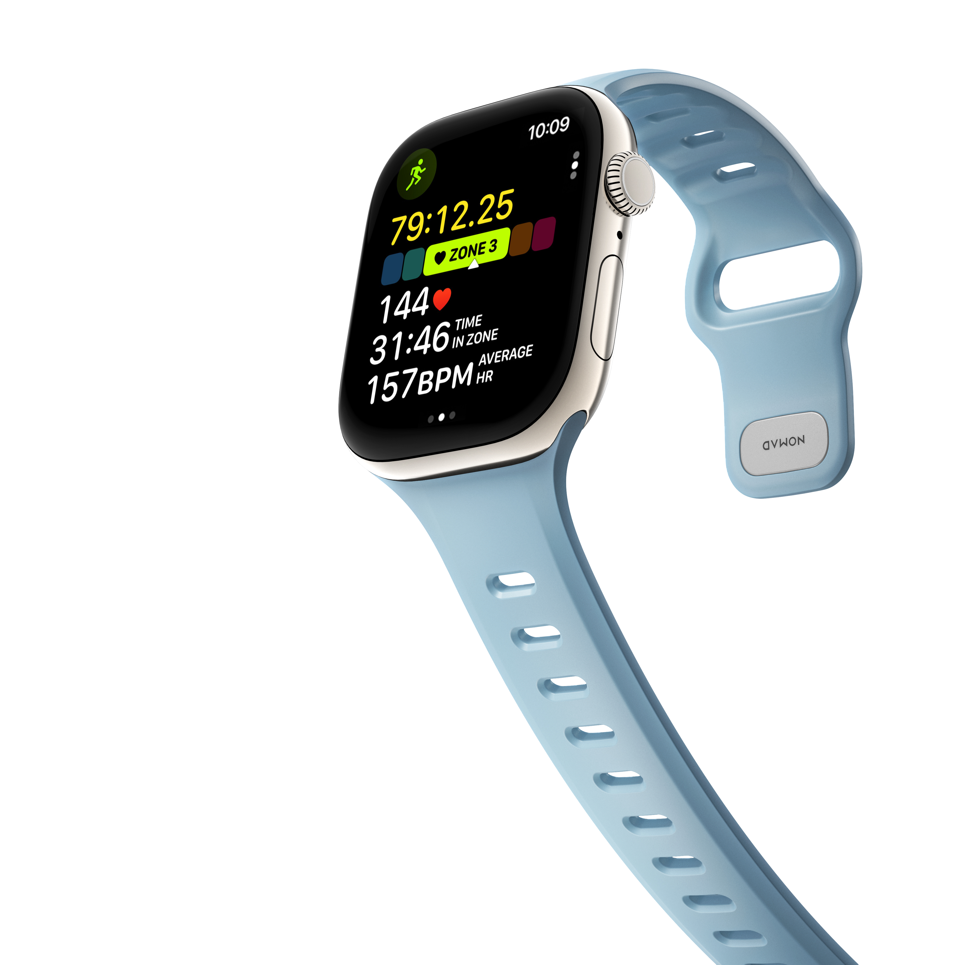 NOMAD Tempo Band Apple Watch 44/45/46/49mm - világoskék