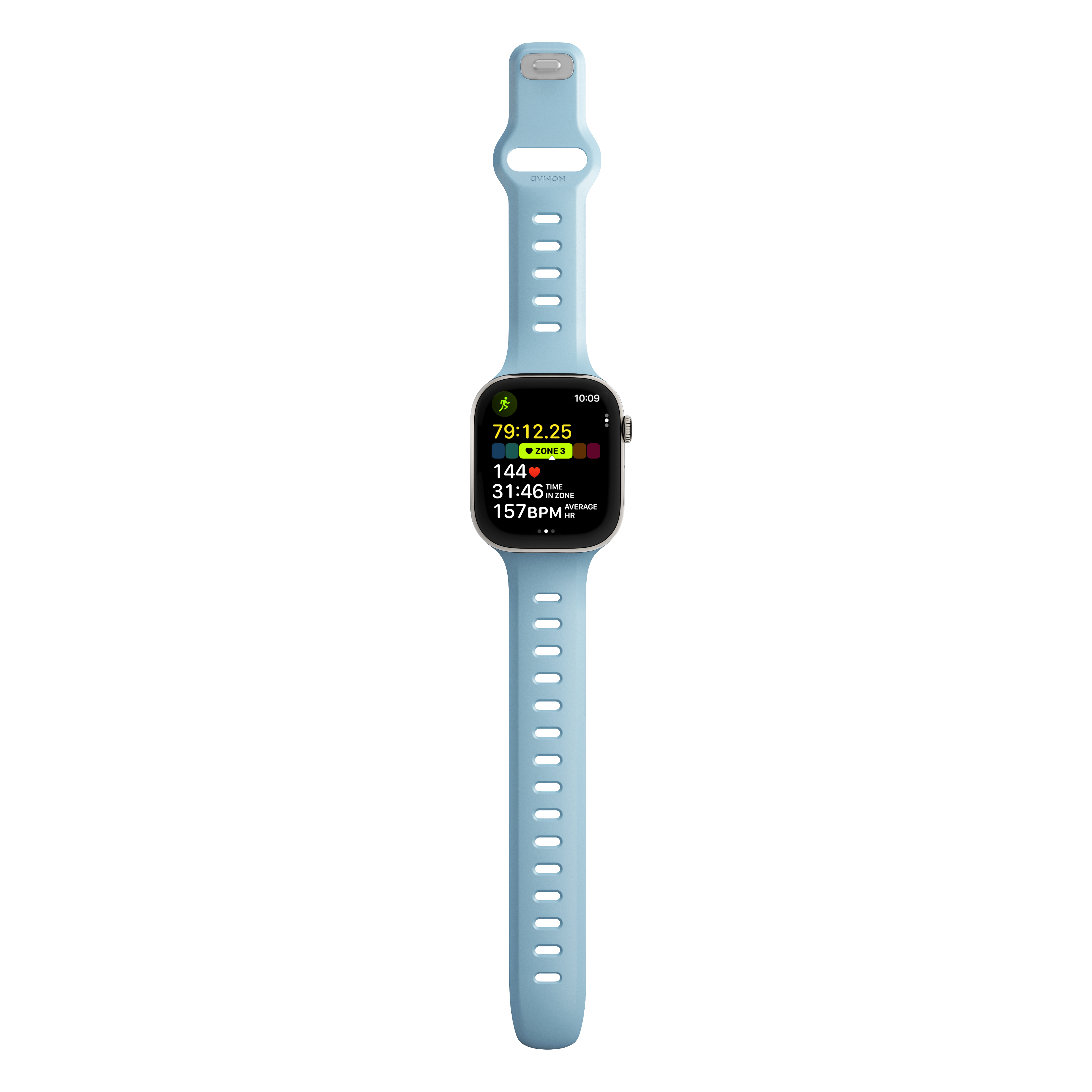 NOMAD Tempo Band Apple Watch 44/45/46/49mm - világoskék
