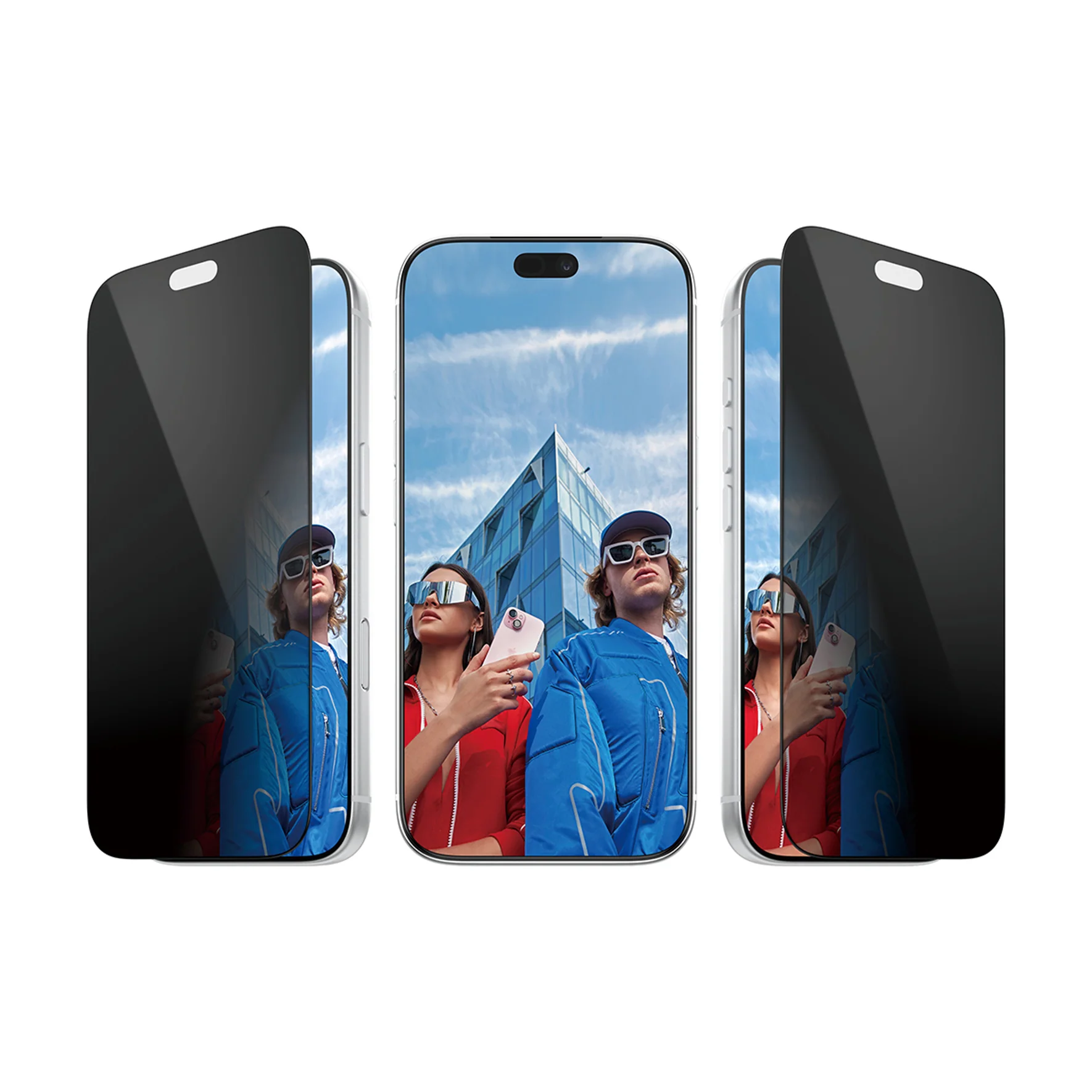 PanzerGlass 2-Way iPhone iPhone 18 Pro - Ultra-Wide Fit betekintésgátló kijelzővédő fólia