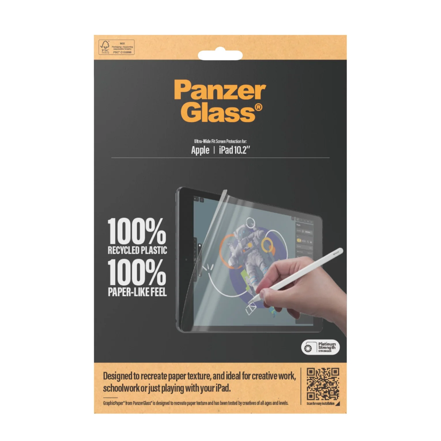 PANZERGLASS GraphicPaper iPad 10.2" papír texturált fólia