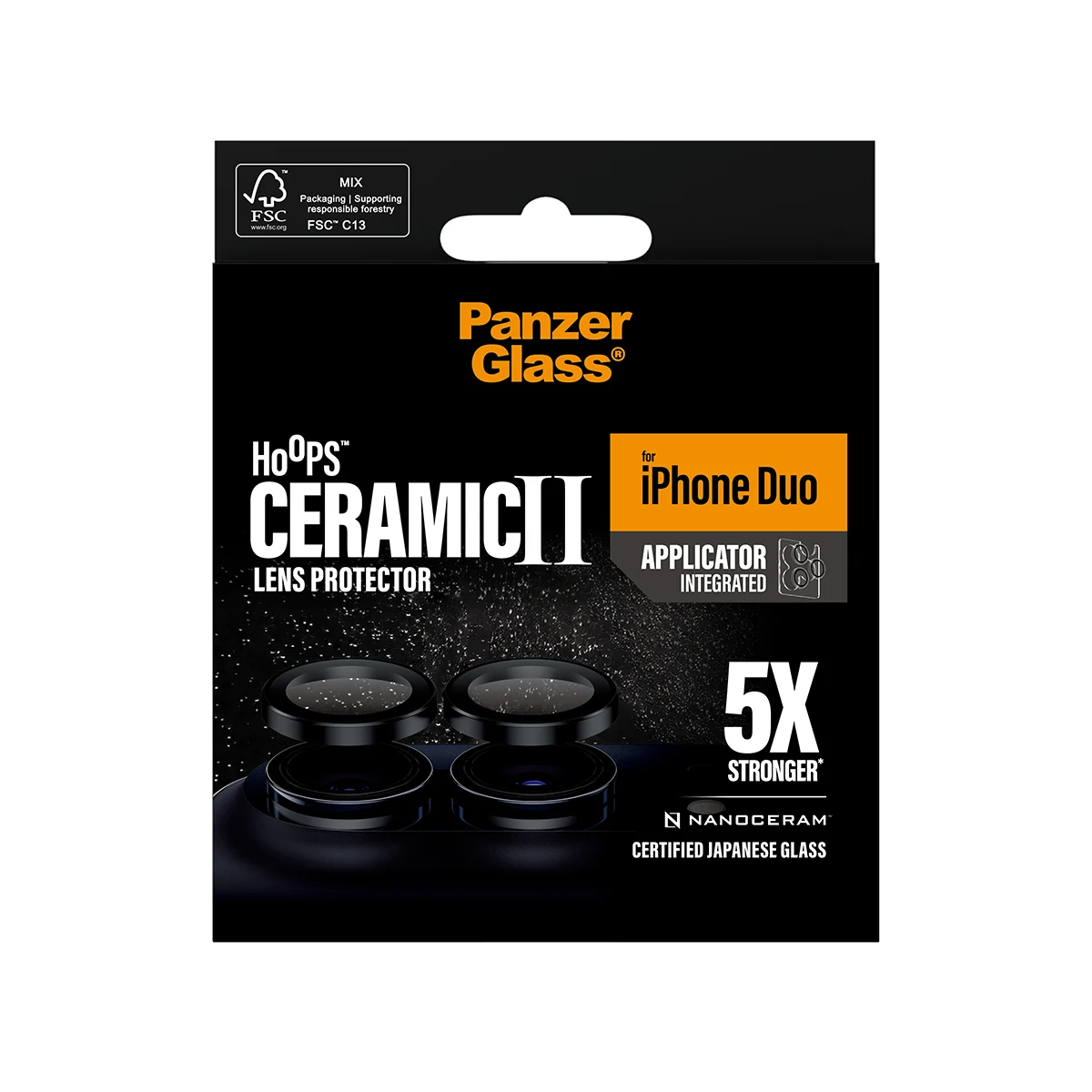 PanzerGlass iPhone Duo kameralencse-védő - kerámia