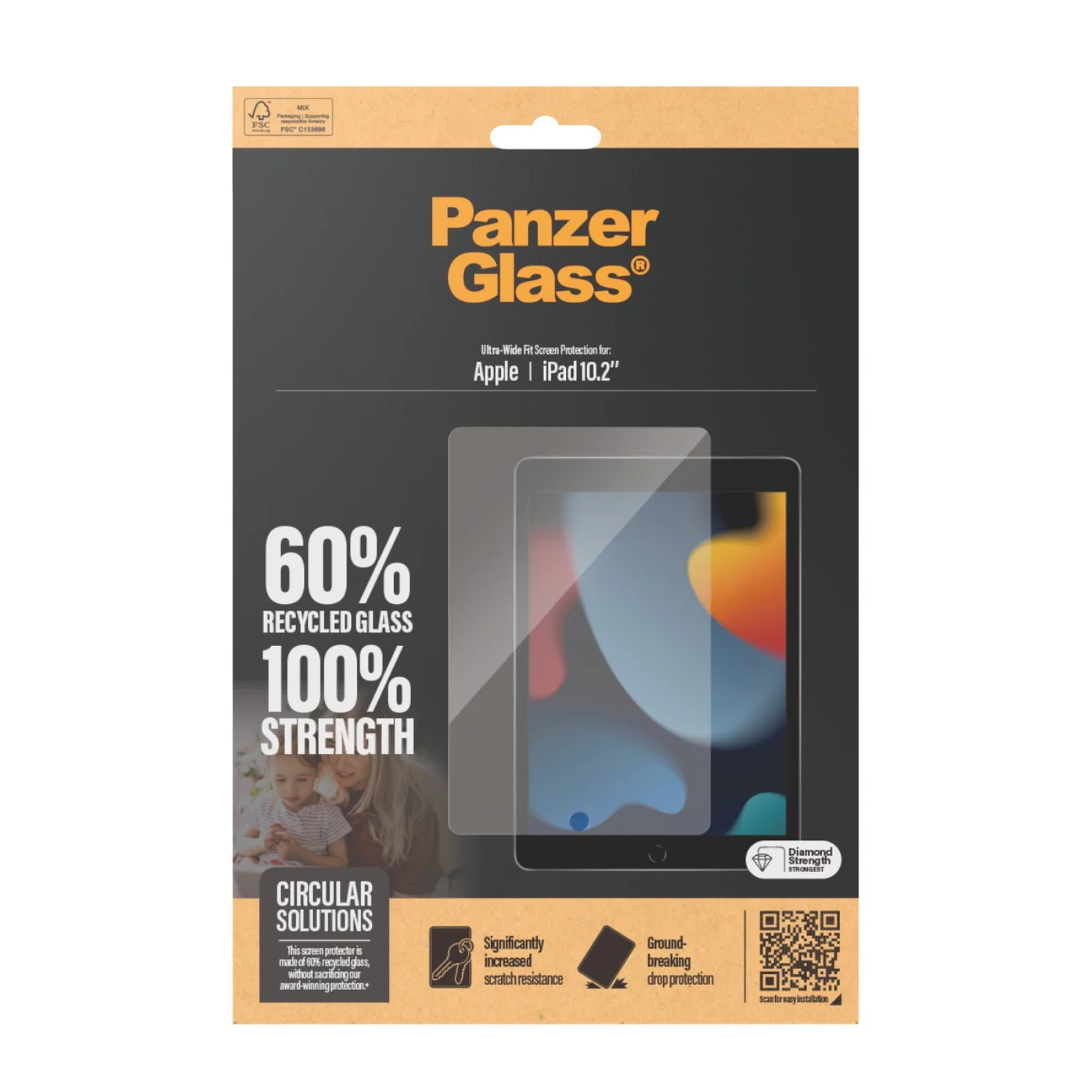 PANZERGLASS iPad 10.2" üvegfólia