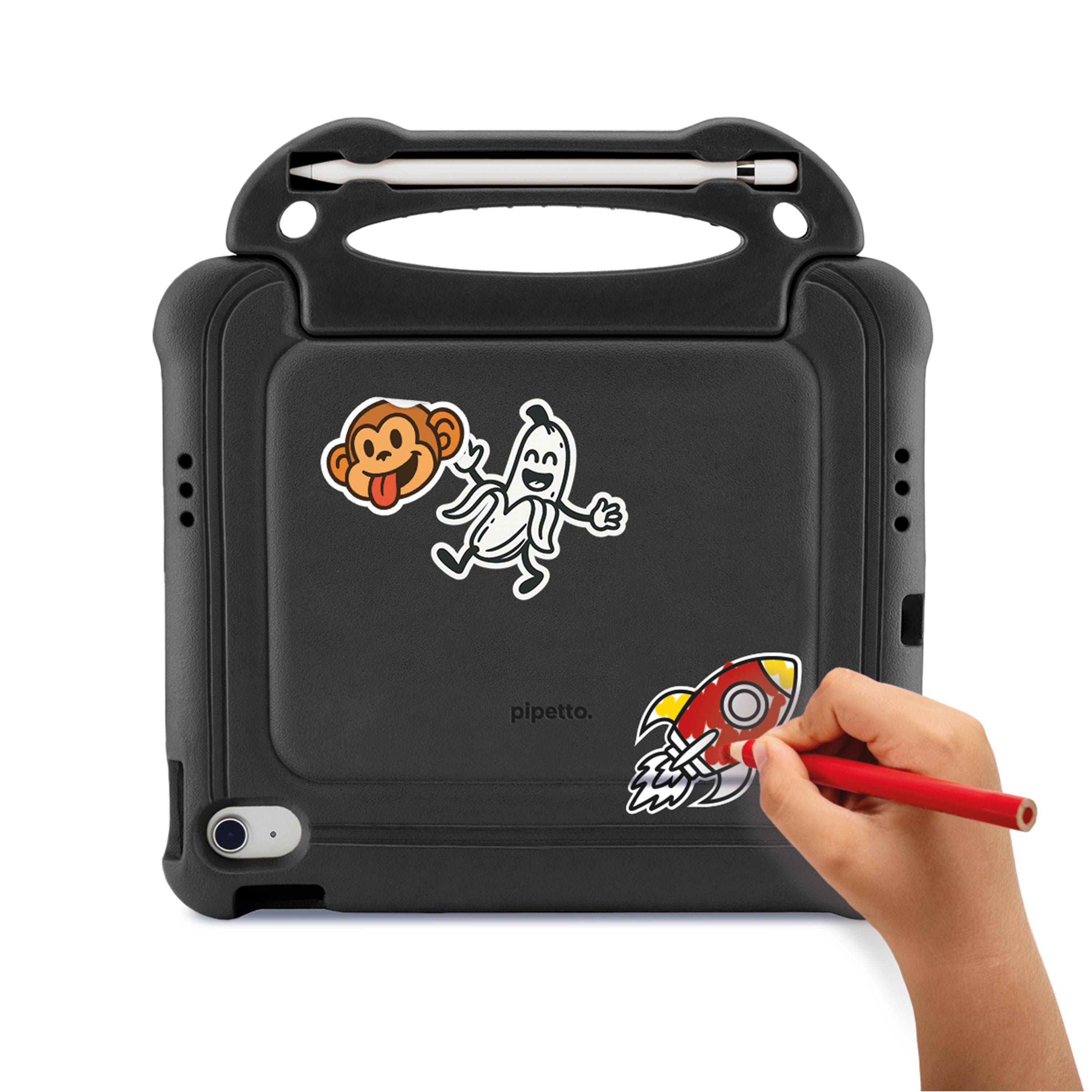 Pipetto iPad 11" vastag tok gyerekeknek - fekete