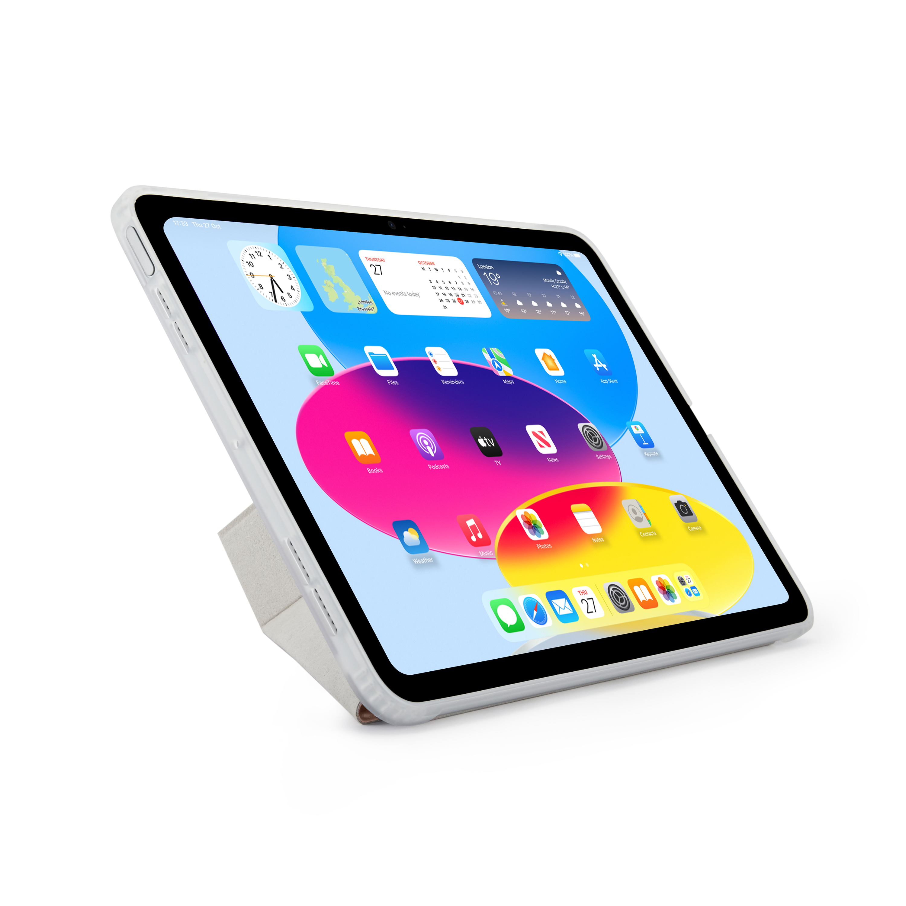 Pipetto Origami iPad 11" tok - rózsaszín