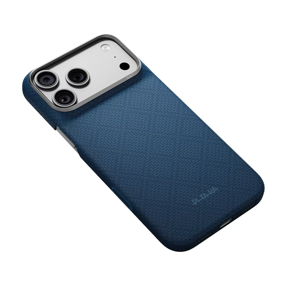 Pitaka Argyle Edge iPhone 18 Pro Max tok - éjkék