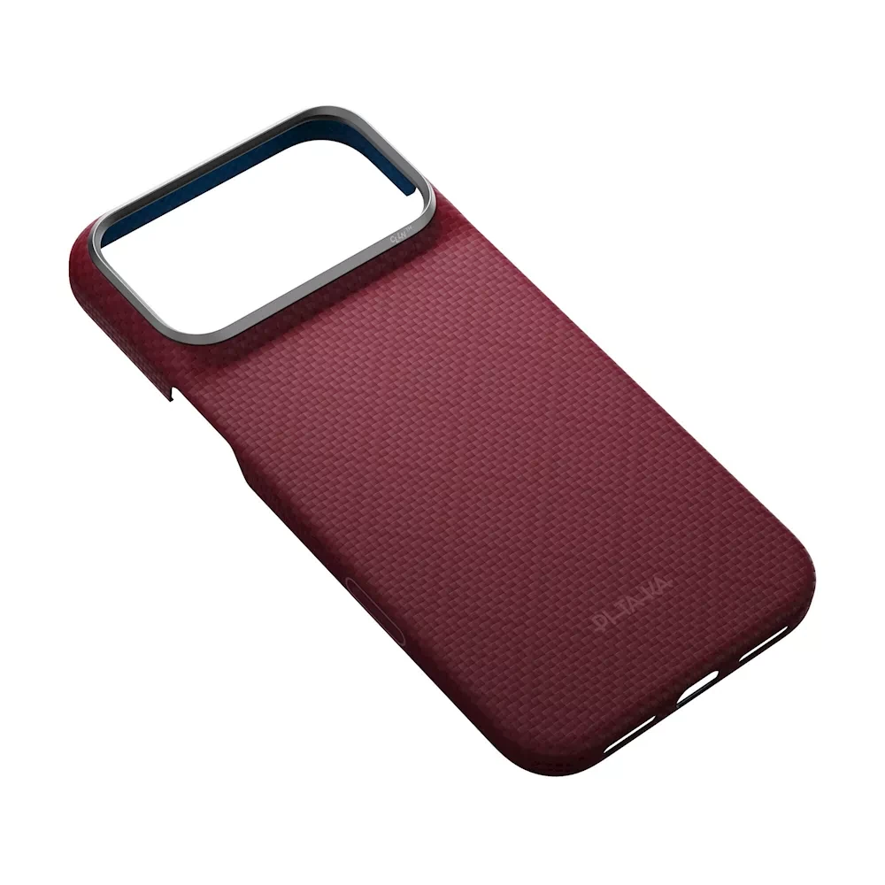 Pitaka Argyle Edge iPhone 18 Pro Max tok - burgundi