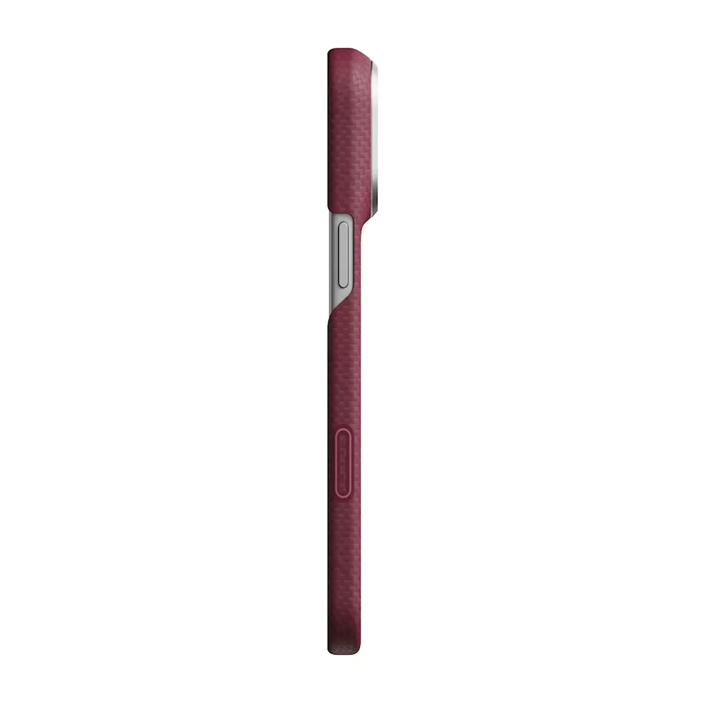 Pitaka Argyle Edge iPhone 18 Pro Max tok - burgundi