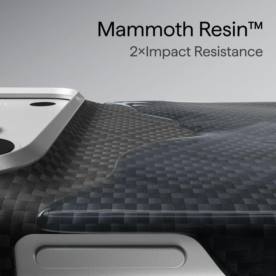 Pitaka Back Cover Edge iPhone Duo tok - fekete
