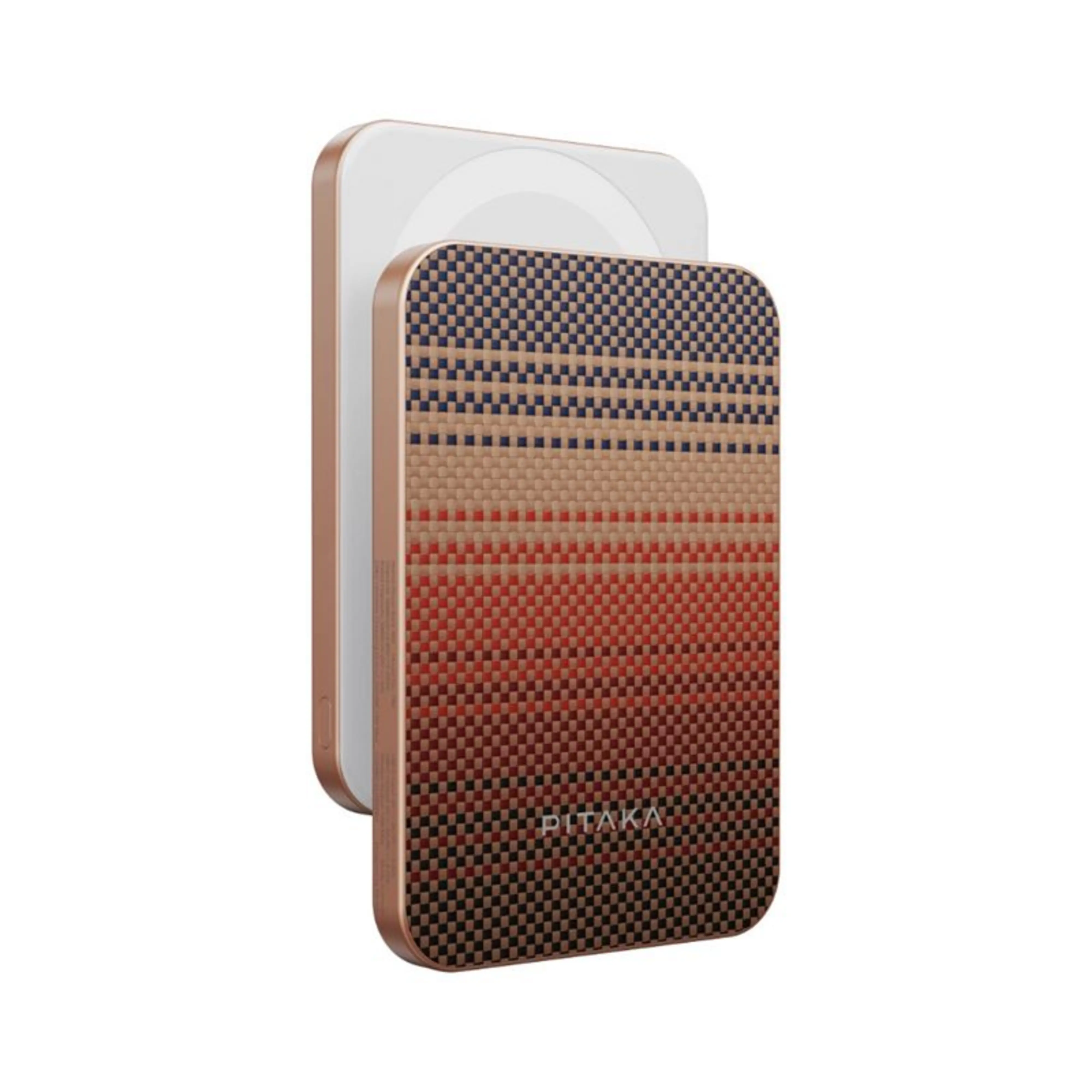 Pitaka 5000mAh Qi2 kompatibilis mágneses powerbank - sunset