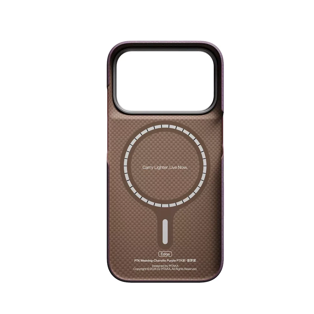Pitaka PTK Weaving Edge iPhone 18 Pro tok - csaroitlila