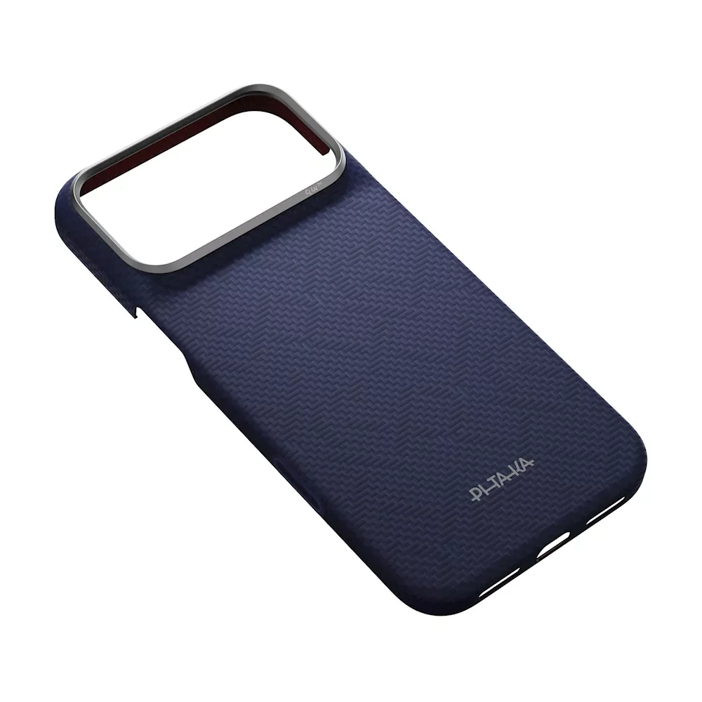 Pitaka PTK Weaving Edge iPhone 18 Pro Max tok - zafírkék
