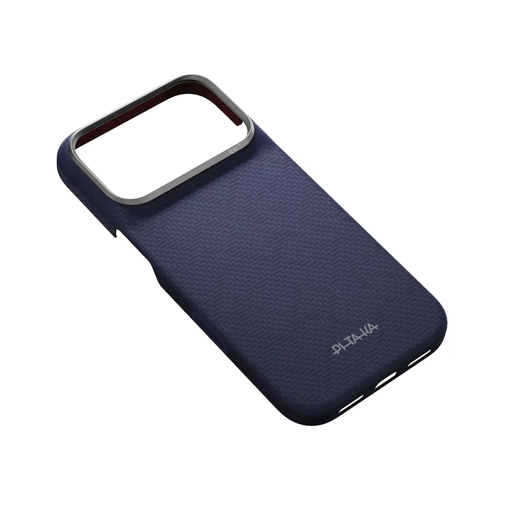 Pitaka PTK Weaving Edge iPhone 18 Pro tok - zafírkék