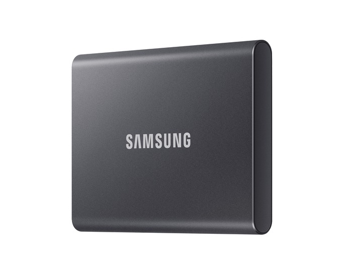 Samsung T7 külső SSD, USB 3.2, 2TB - titánszürke