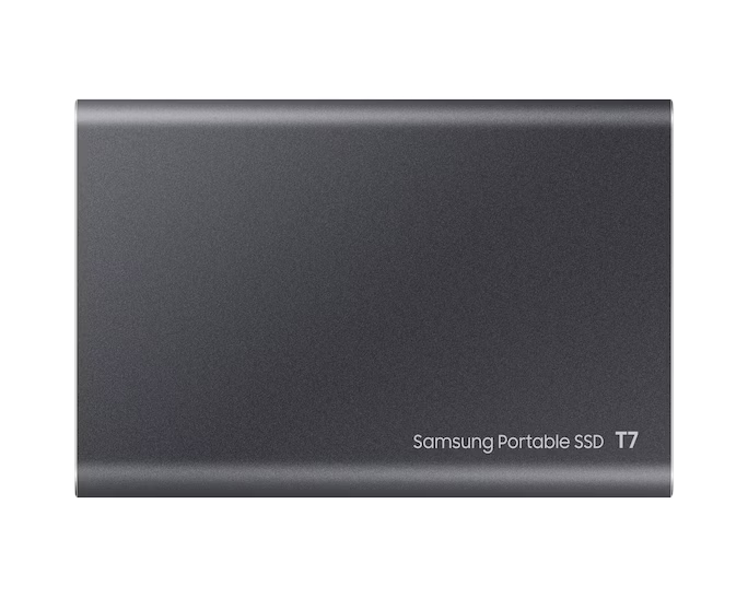 Samsung T7 külső SSD, USB 3.2, 2TB - titánszürke