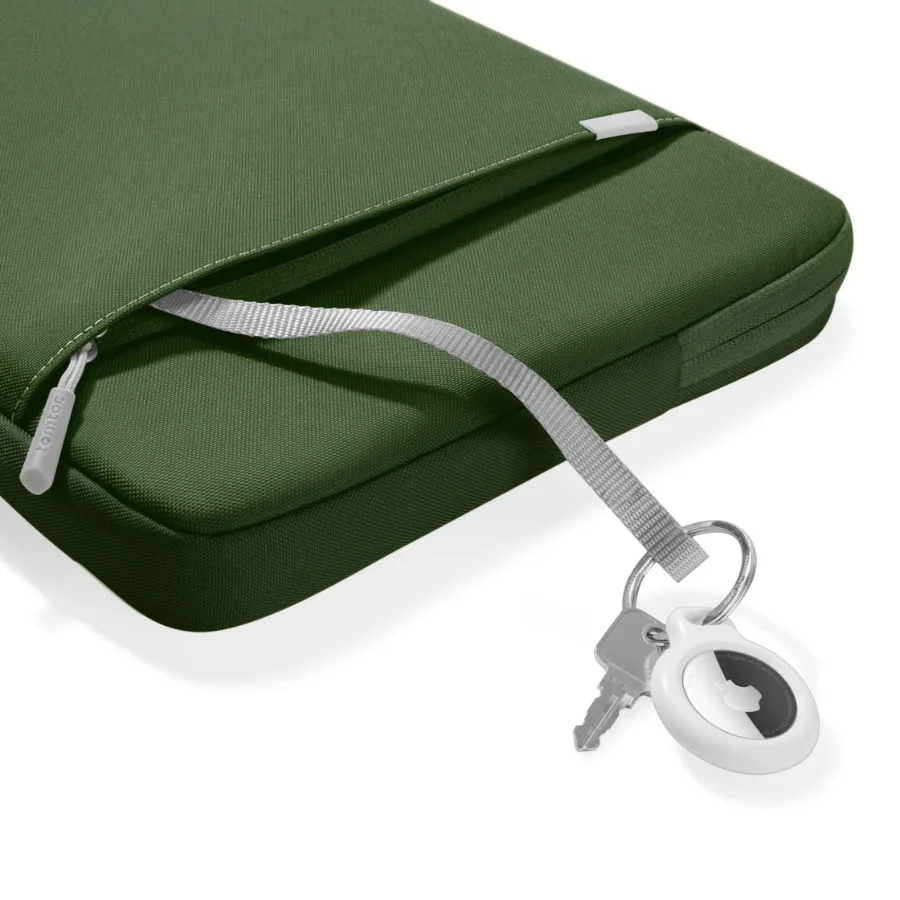 tomtoc Defender - A13 Laptop Sleeve for 13 inch MacBook Air/Pro, Green
