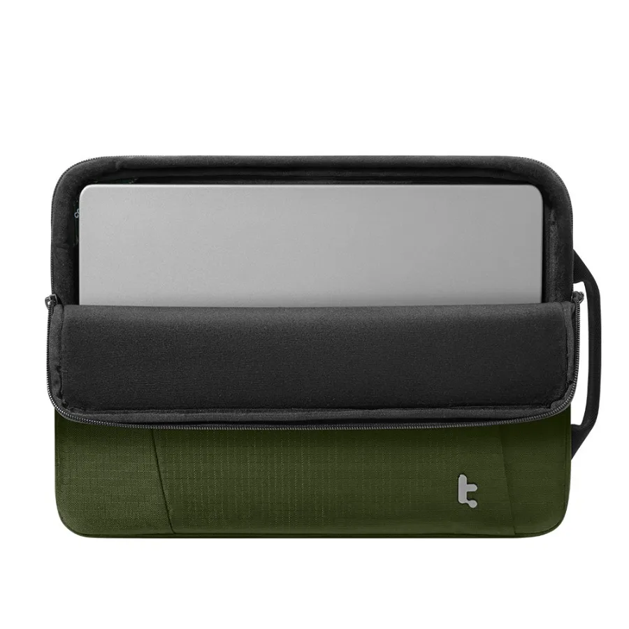 tomtoc Essence-A35 Protective Laptop Sleeve for 14" New MacBook Pro, Green
