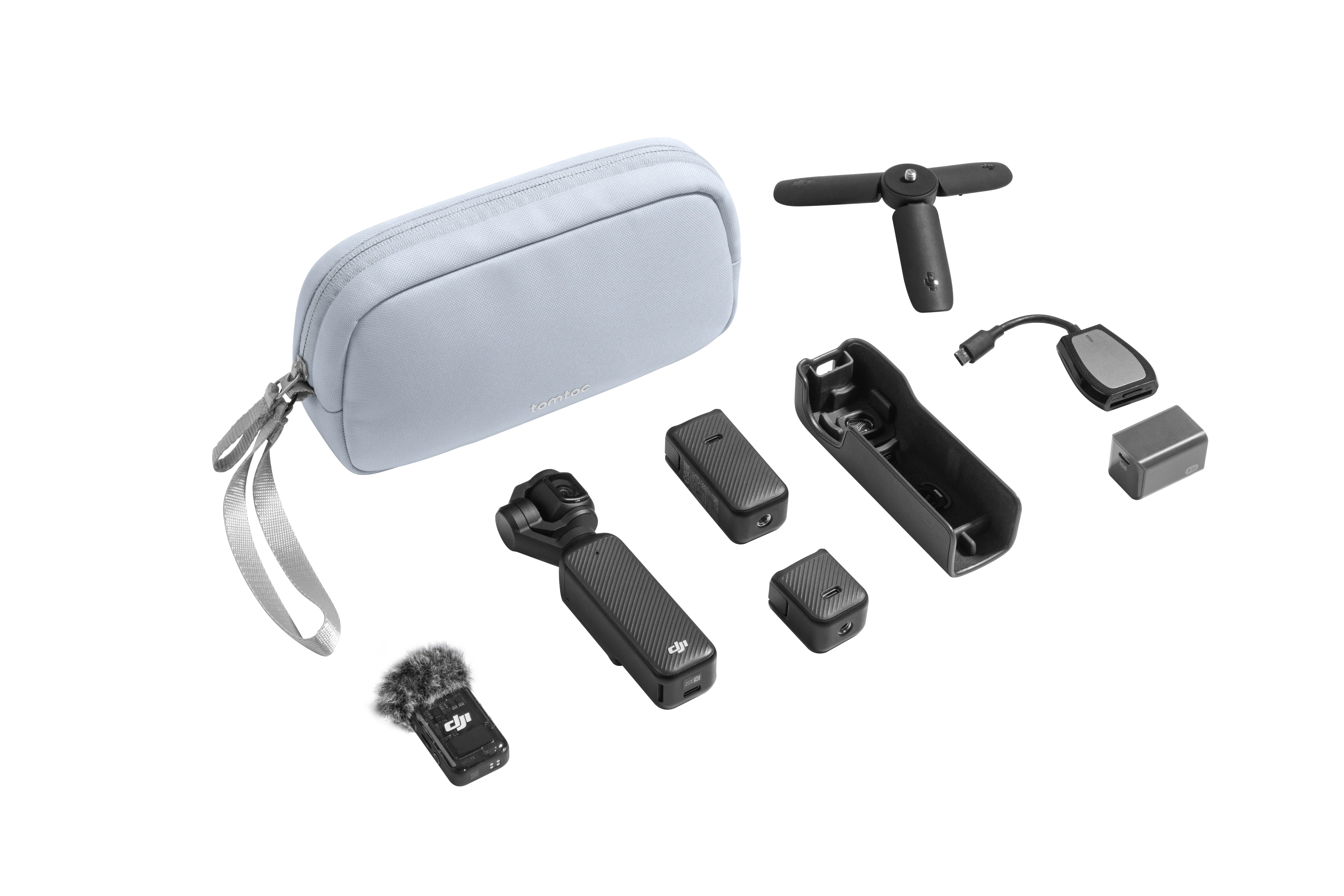 tomtoc T12 kábelrendszerező kiegészítő táska 1 l - ködkék