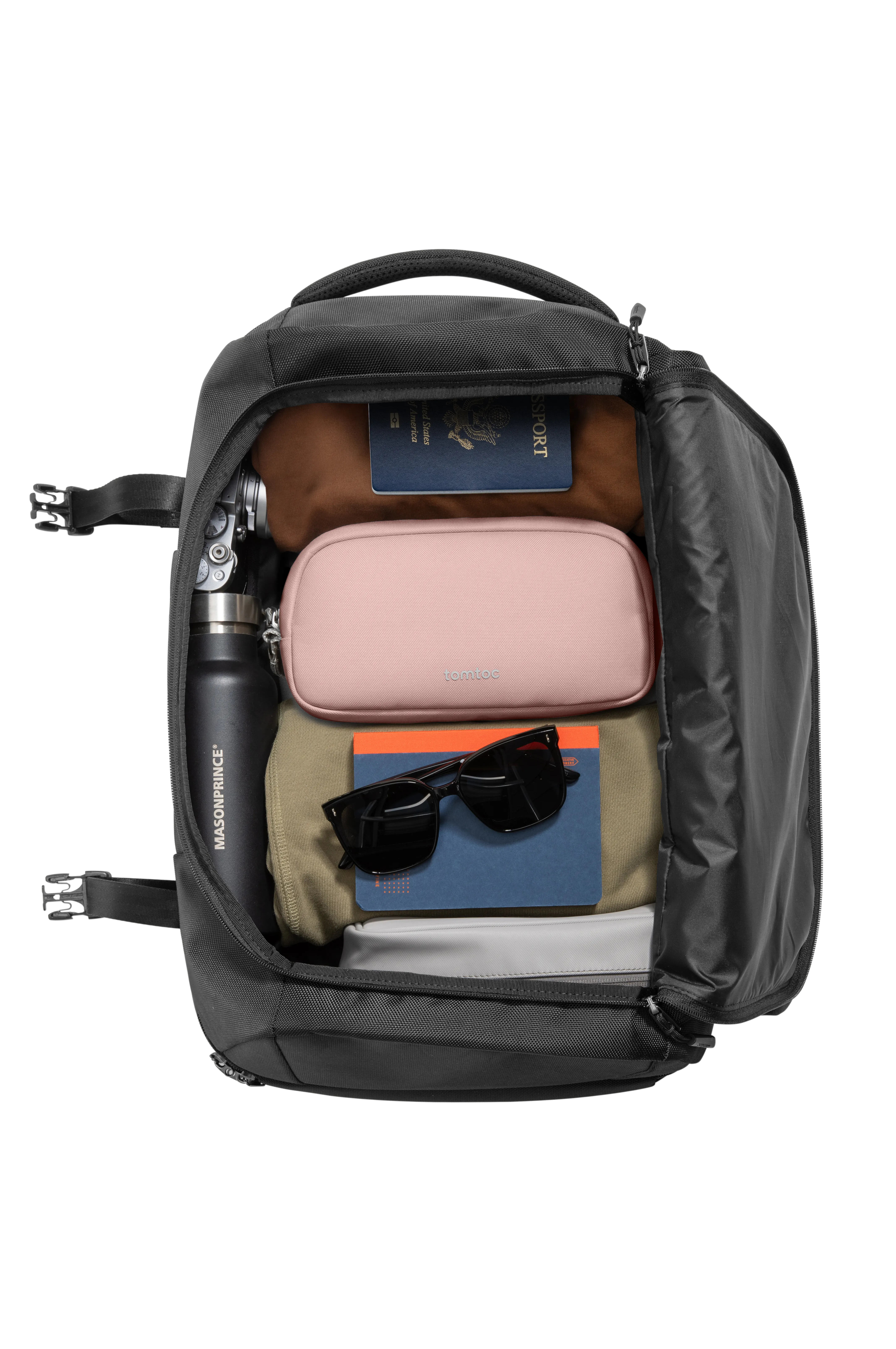 tomtoc T12 kábelrendszerező kiegészítő táska 1 l - rózsaszín