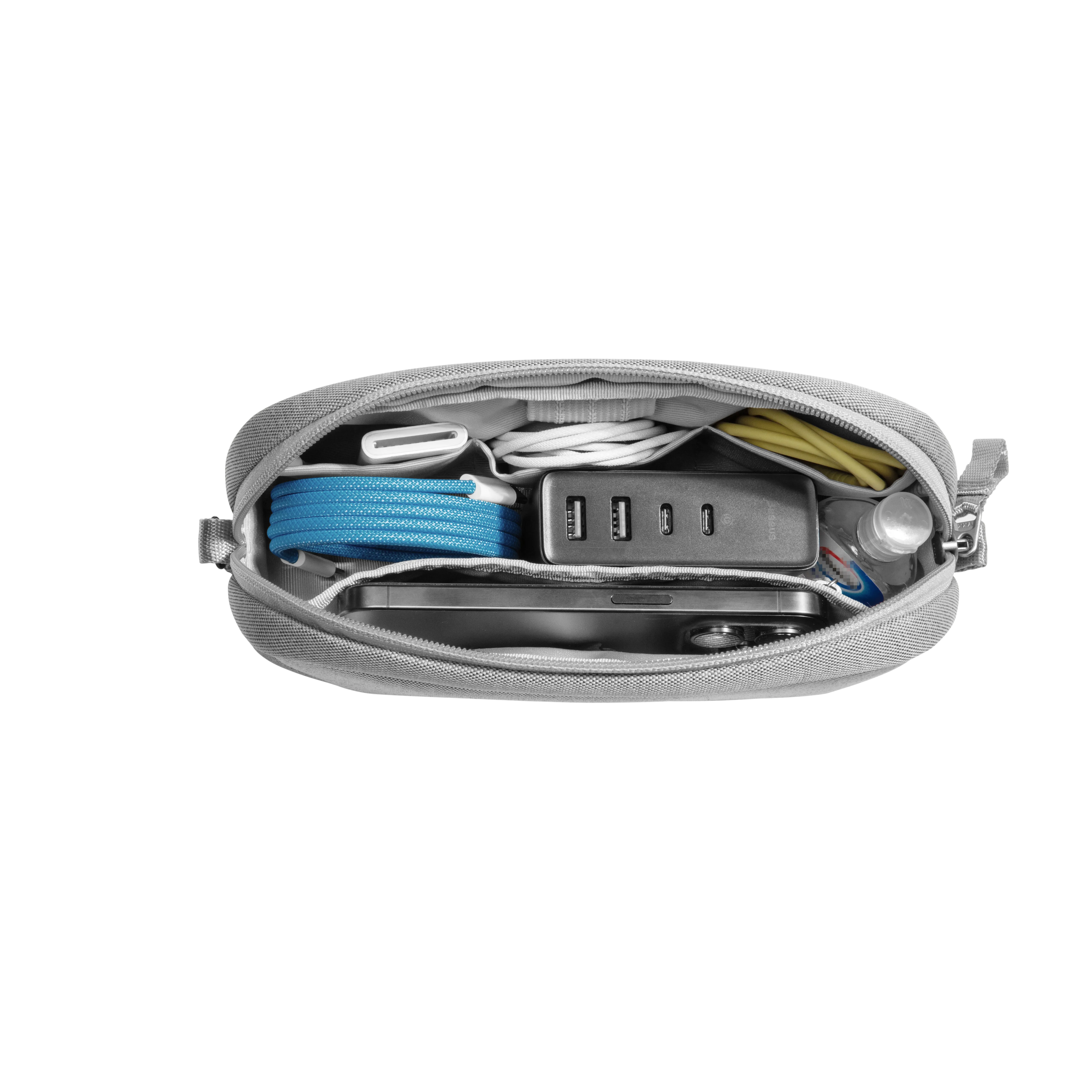 tomtoc T12 kábelrendszerező kiegészítő táska 1 l - szürke