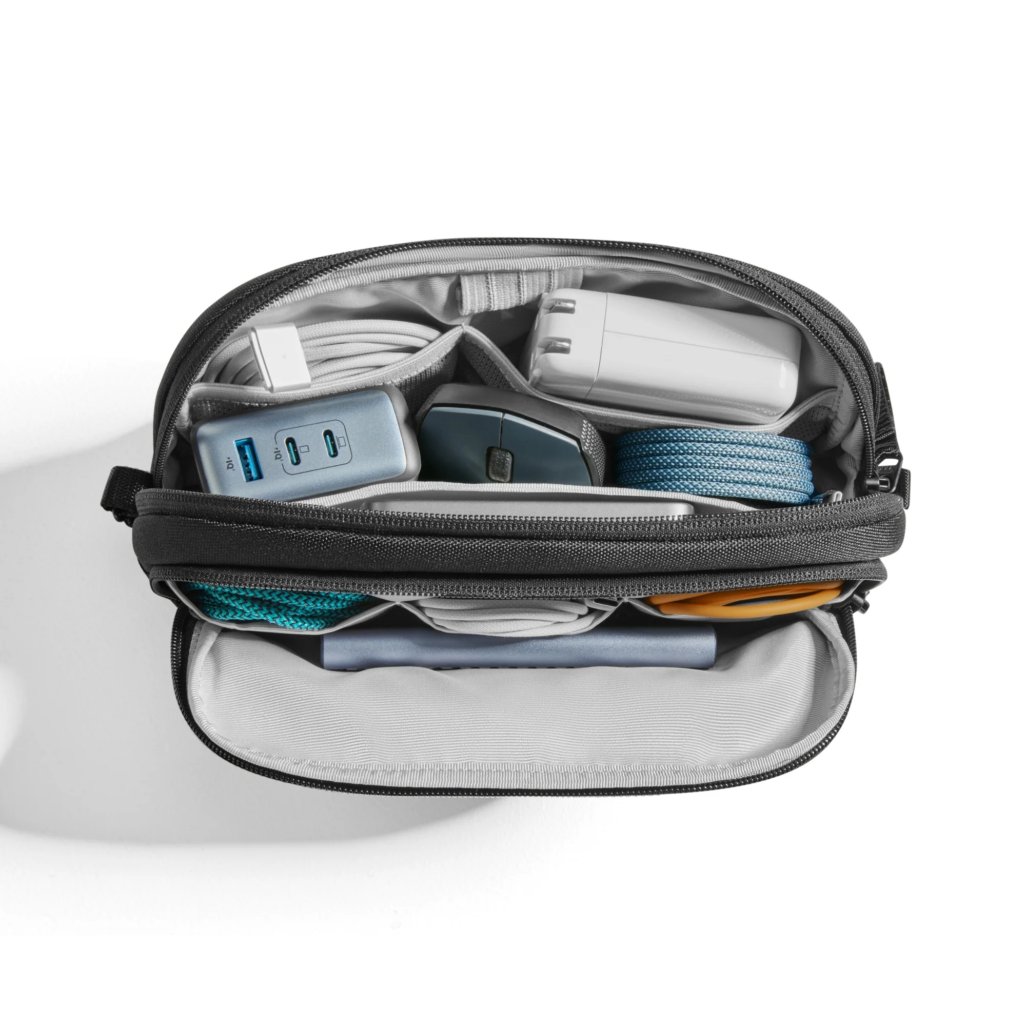 tomtoc T12 kábelrendszerező kiegészítő táska 1,8 l - fekete