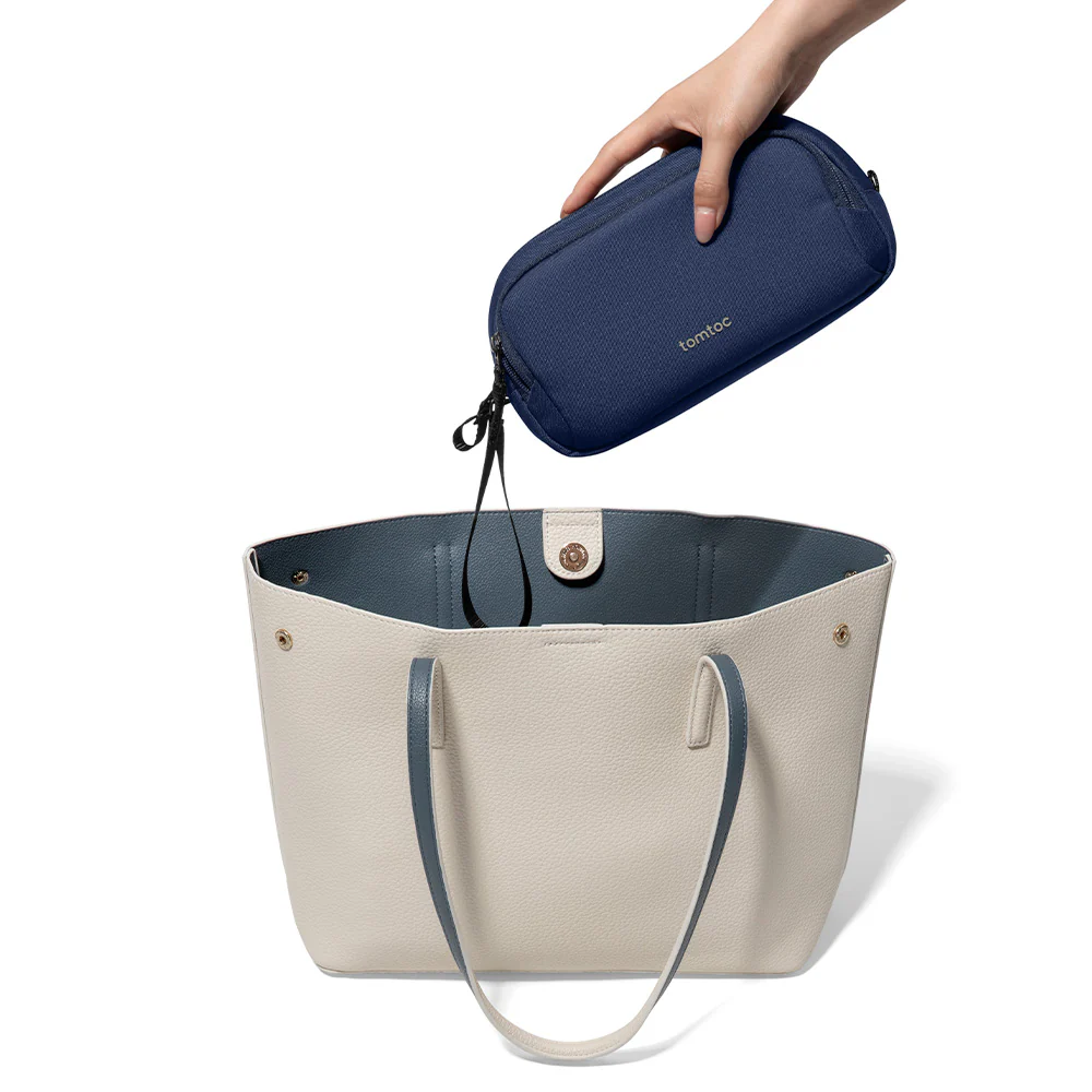 tomtoc T12 kábelrendszerező kiegészítő táska 1,8 l - kék