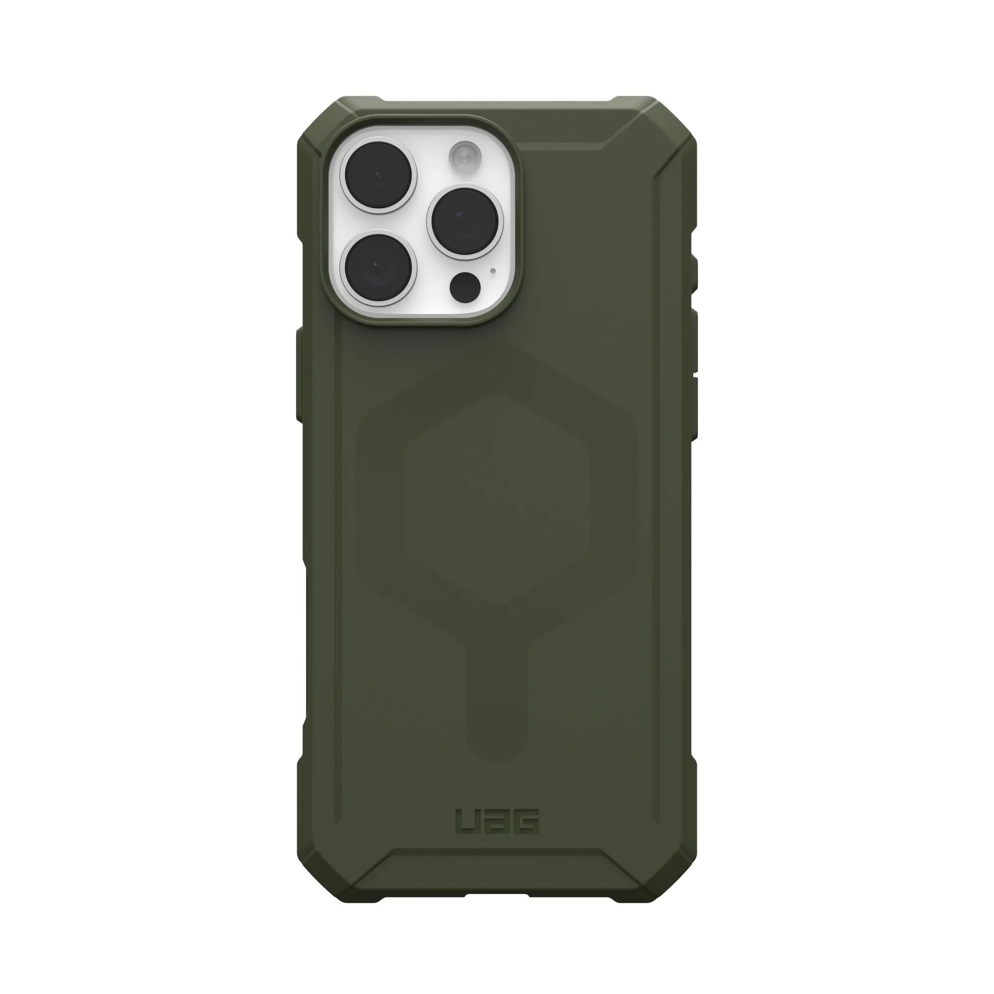 UAG Essential Armor MagSafe-kompatibilis iPhone 16 Pro Max tok - olívazöld