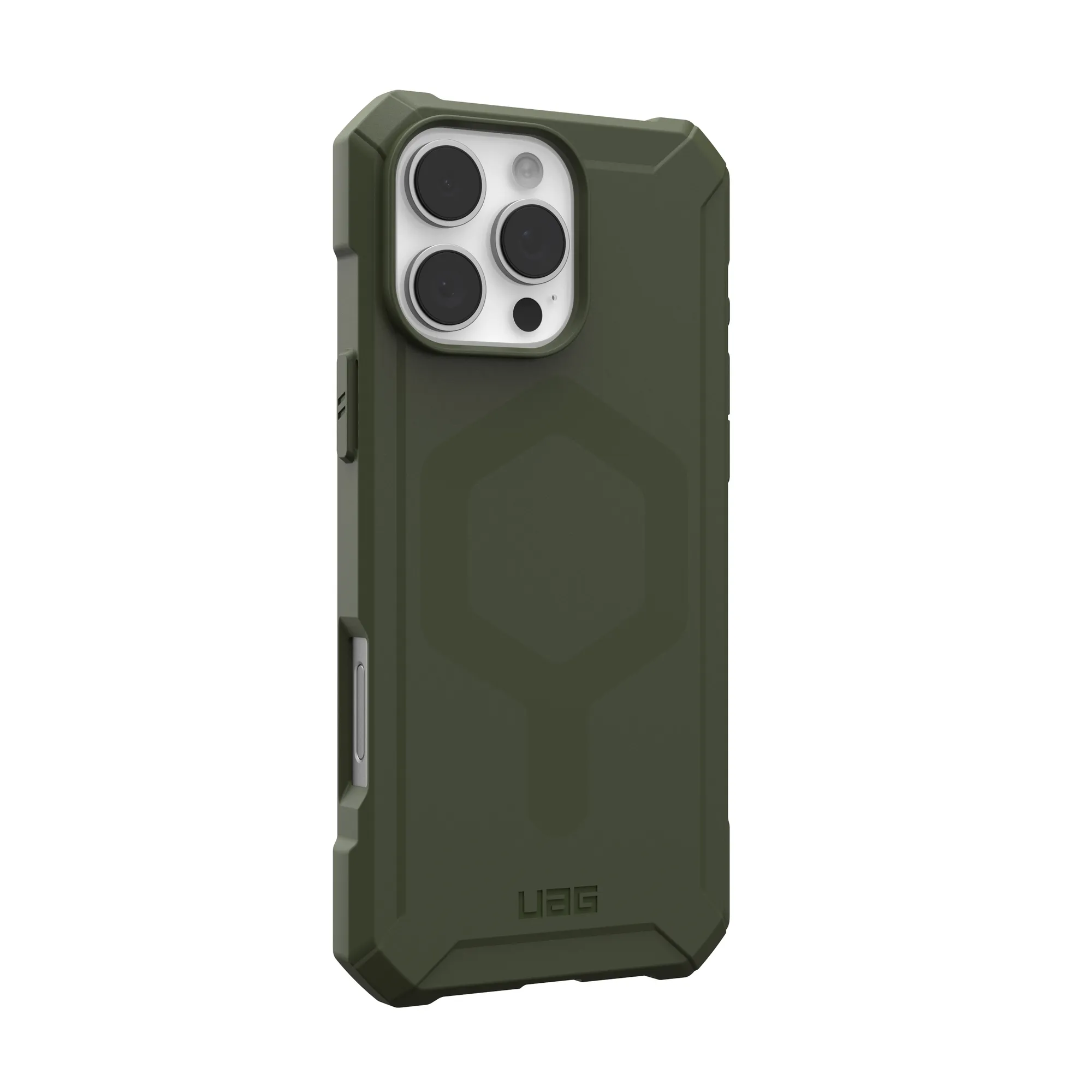 UAG Essential Armor MagSafe-kompatibilis iPhone 16 Pro Max tok - olívazöld