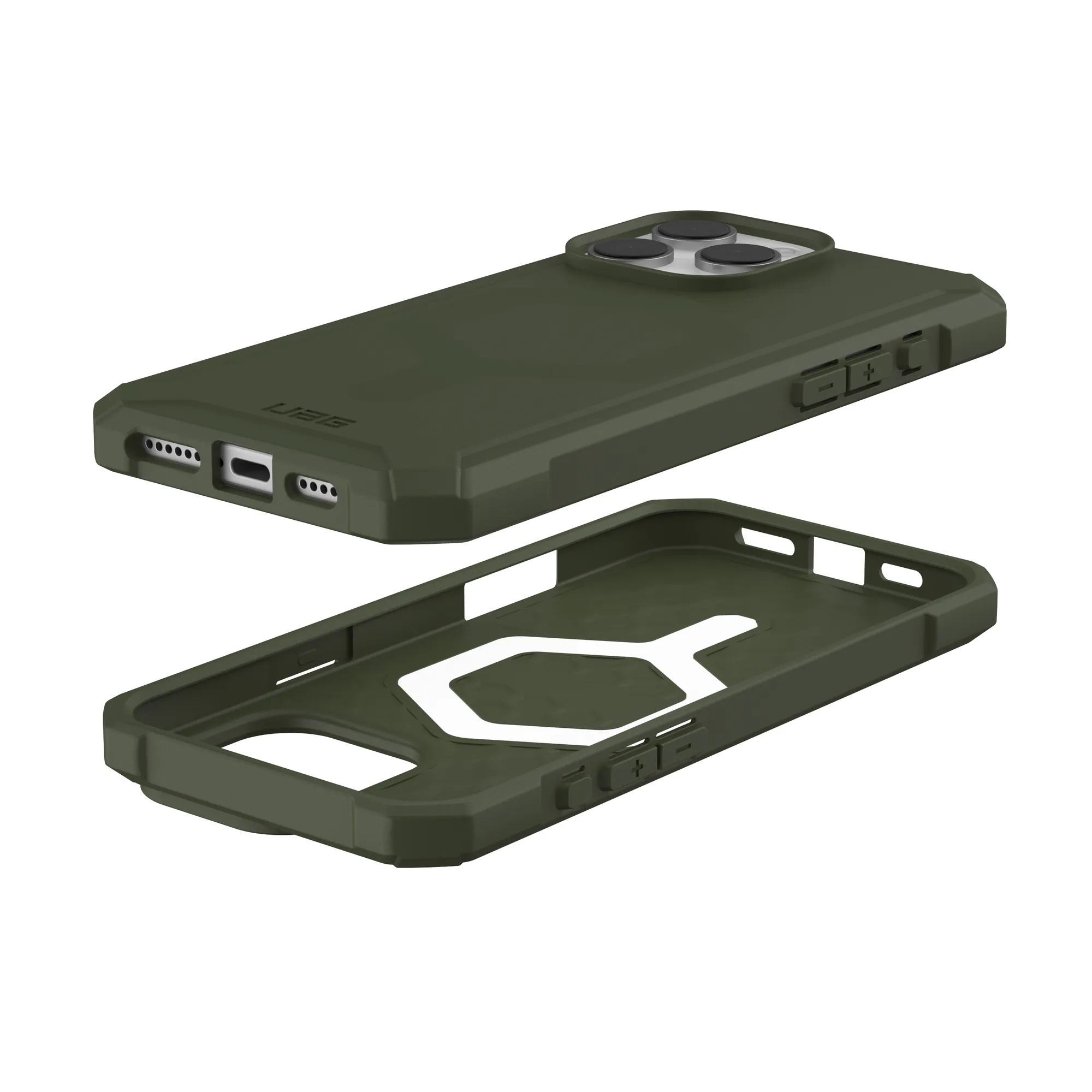 UAG Essential Armor MagSafe-kompatibilis iPhone 16 Pro Max tok - olívazöld