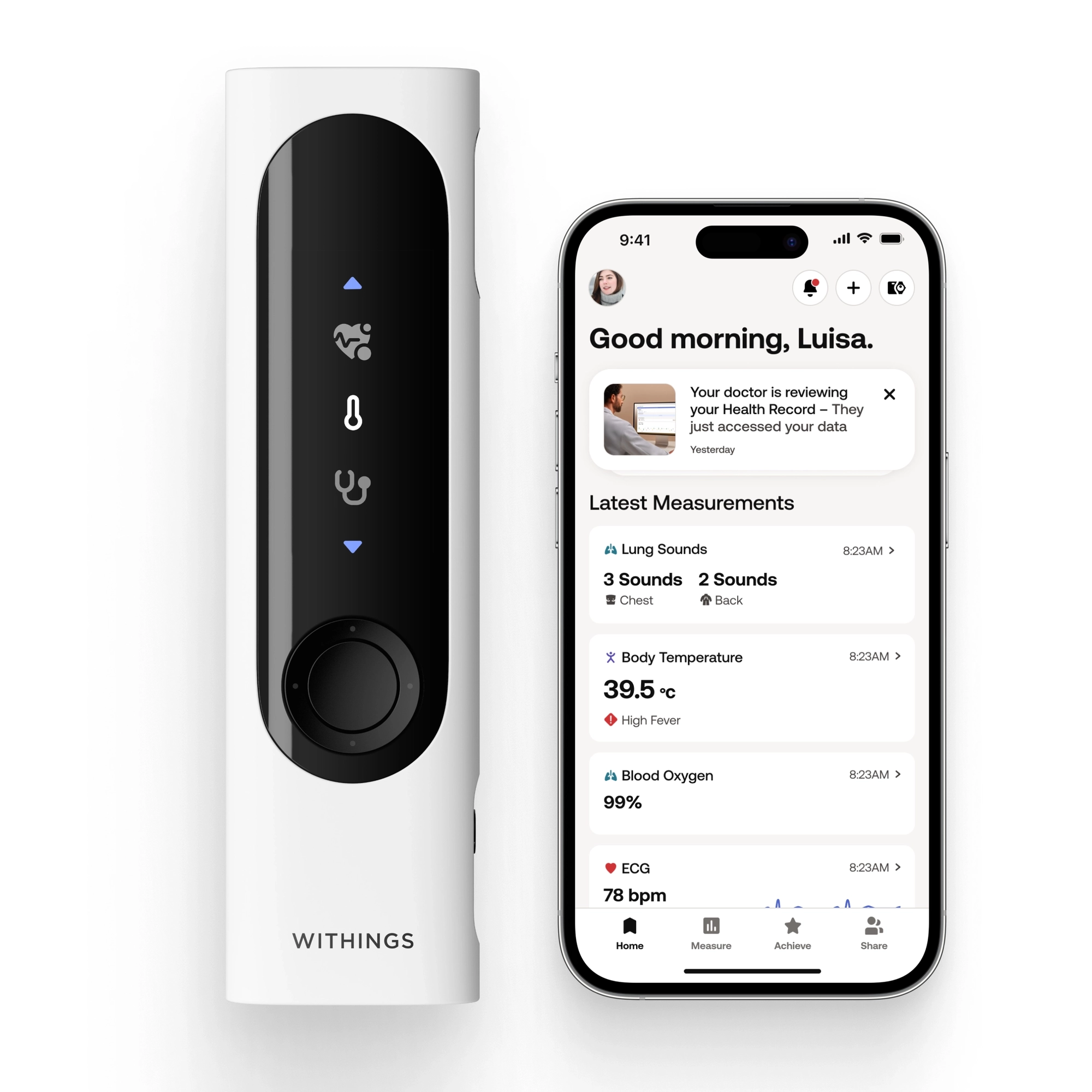Withings Beam-O MultiScan okoseszköz