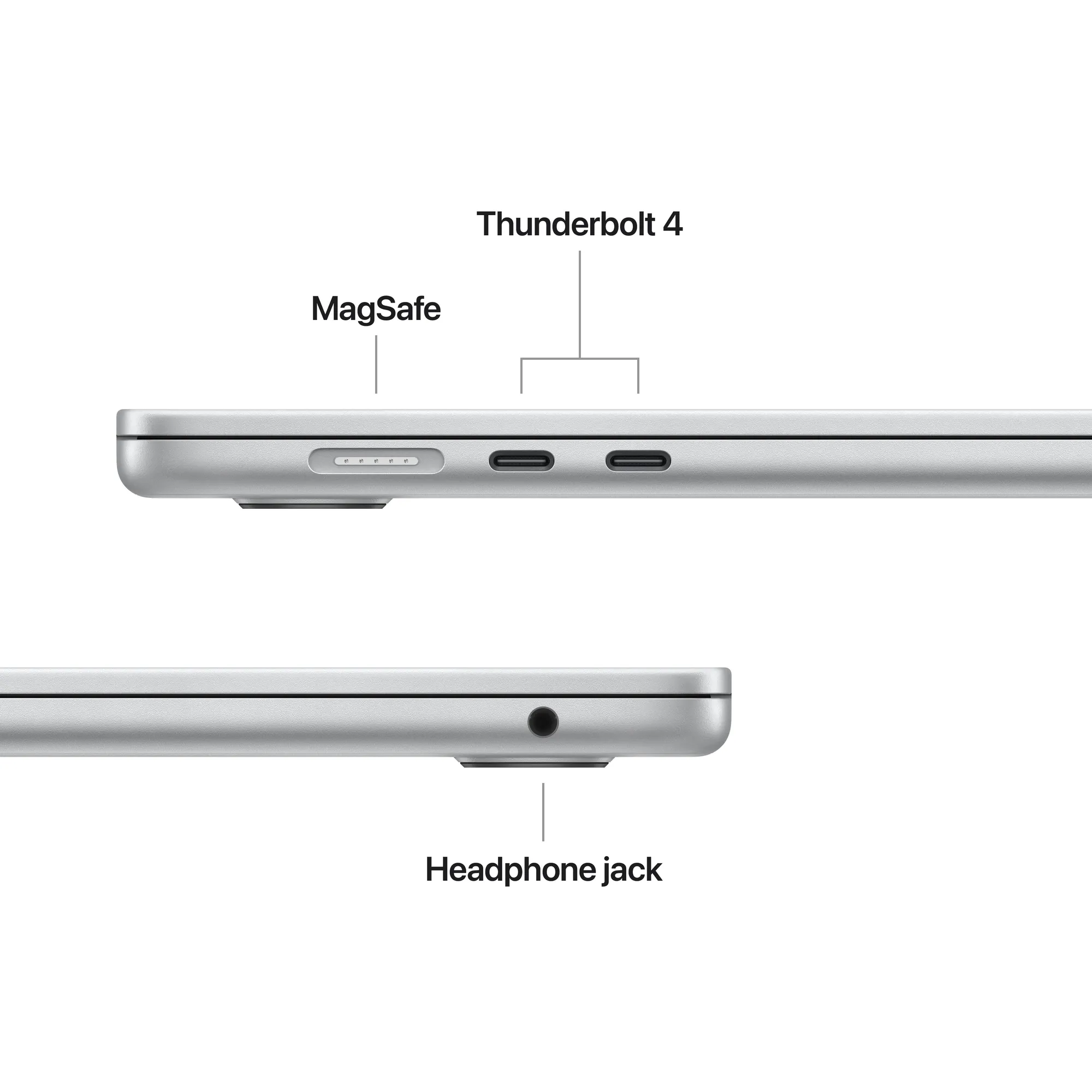 13 hüvelykes MacBook Air: M5 chip, 10-magos CPU, 10-magos GPU, 32GB RAM, 1TB SSD - ezüst