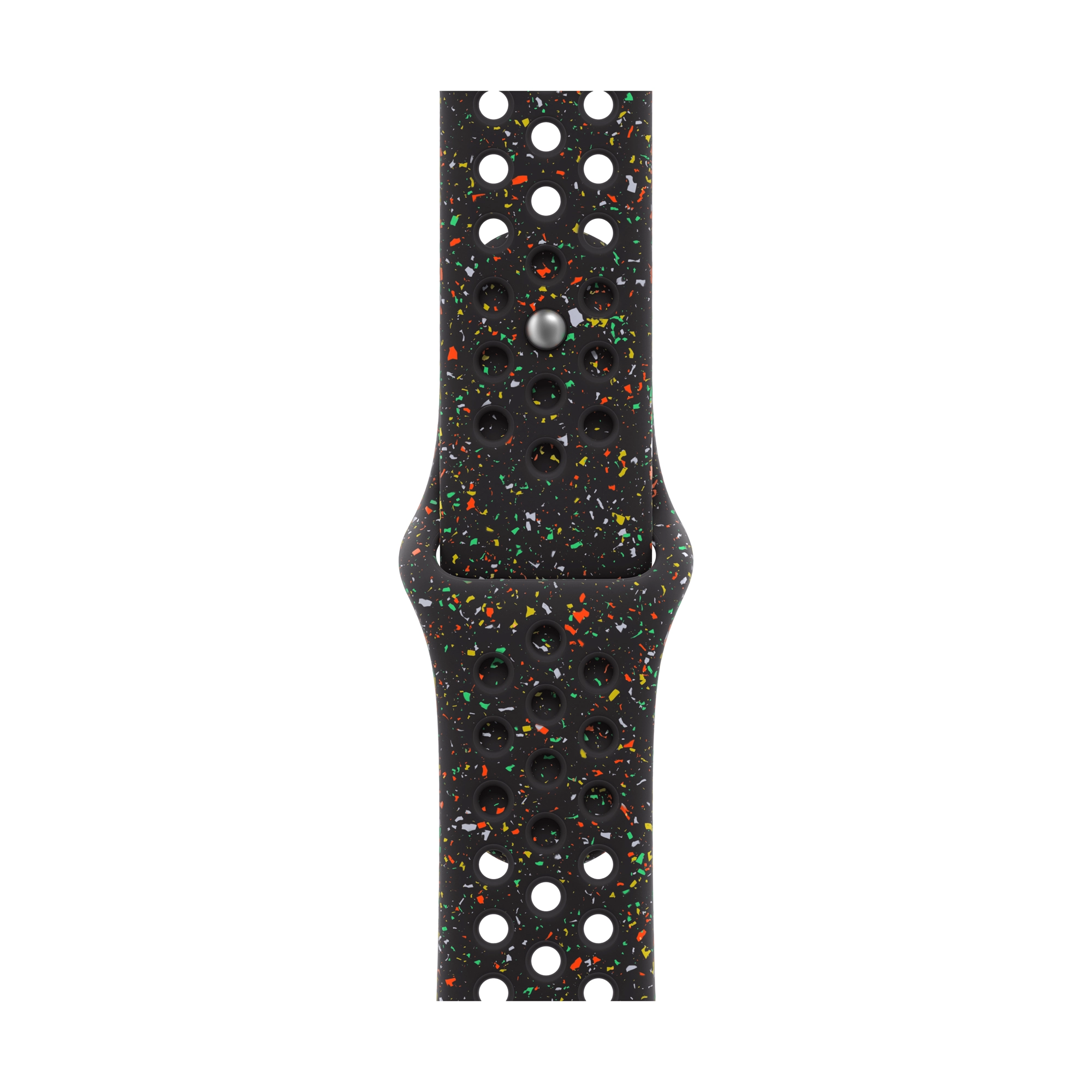 42 mm-es éjféli fekete Nike sportszíj – S/M