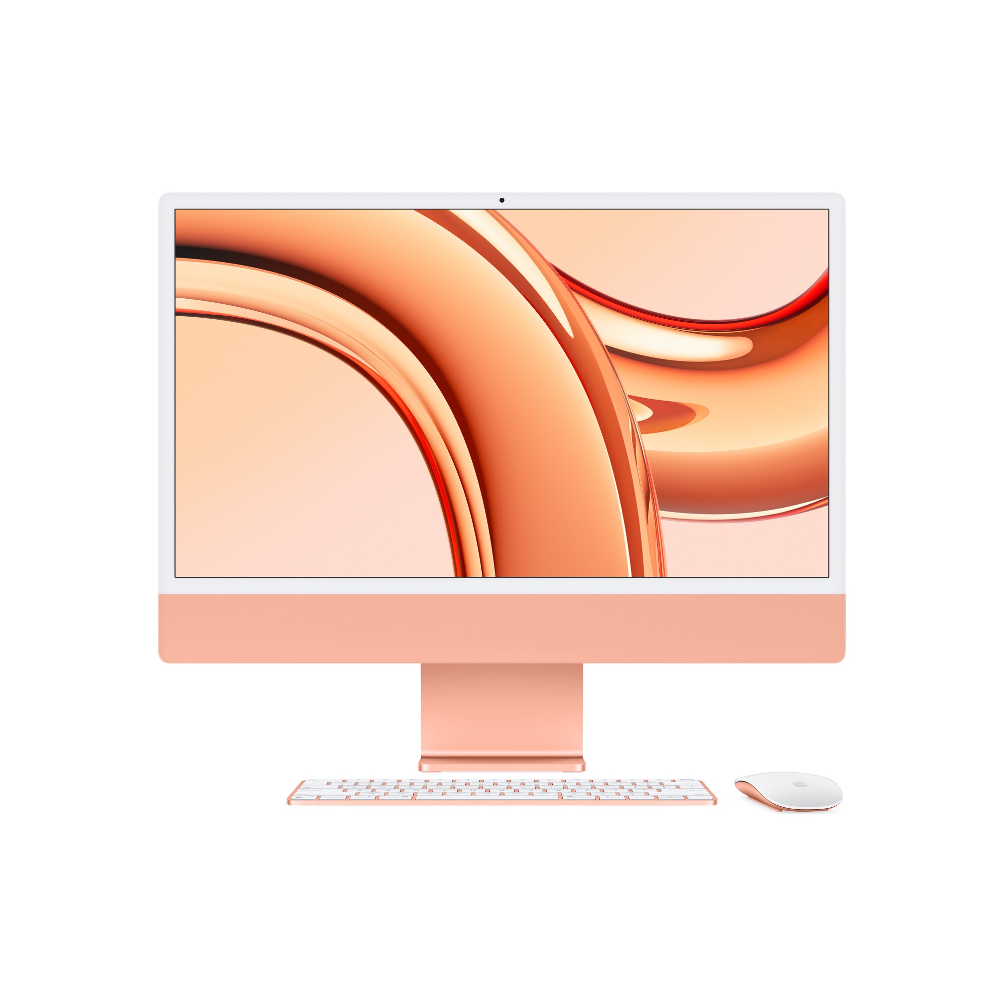24-inch iMac 4.5K Retina kijelzővel, M3 chippel, 8 magos CPU, 10 magos GPU, 512GB SSD - narancs