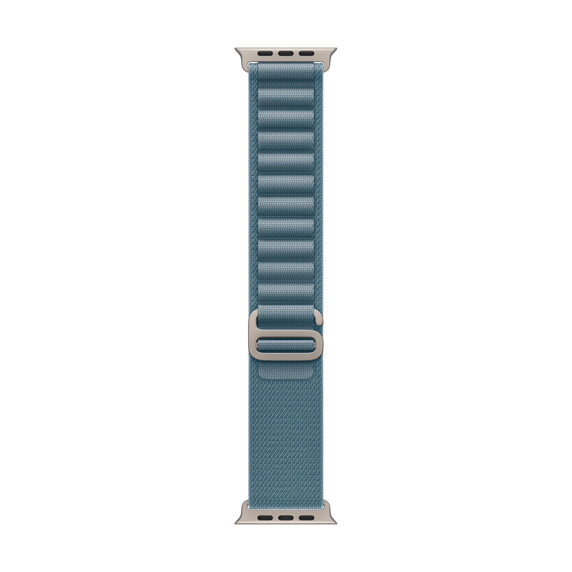 49 mm-es világoskék Alpesi pánt – M – natúr titán