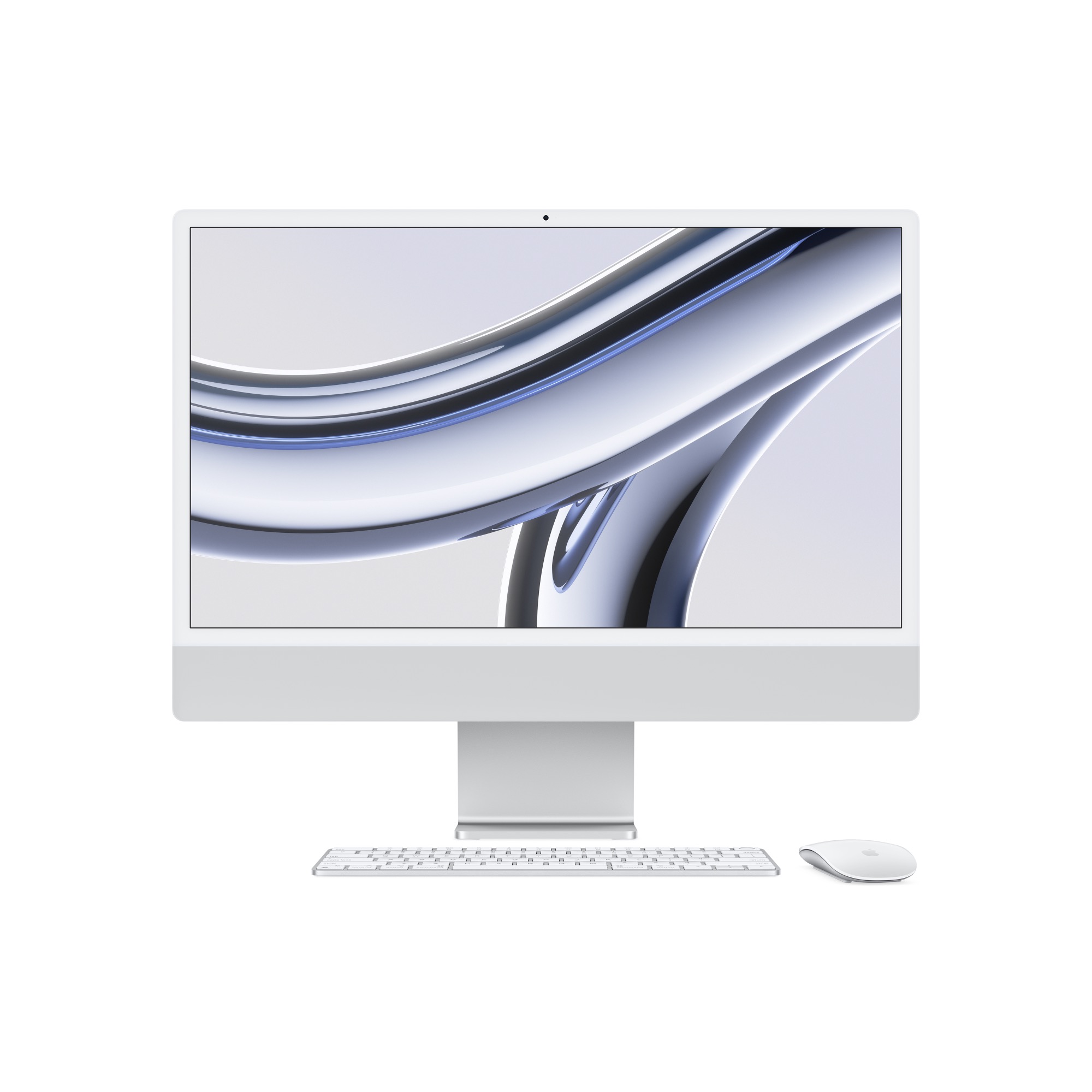 24-inch iMac 4.5K Retina kijelzővel, M3 chippel, 8 magos CPU, 8 magos GPU, 256GB SSD - ezüst