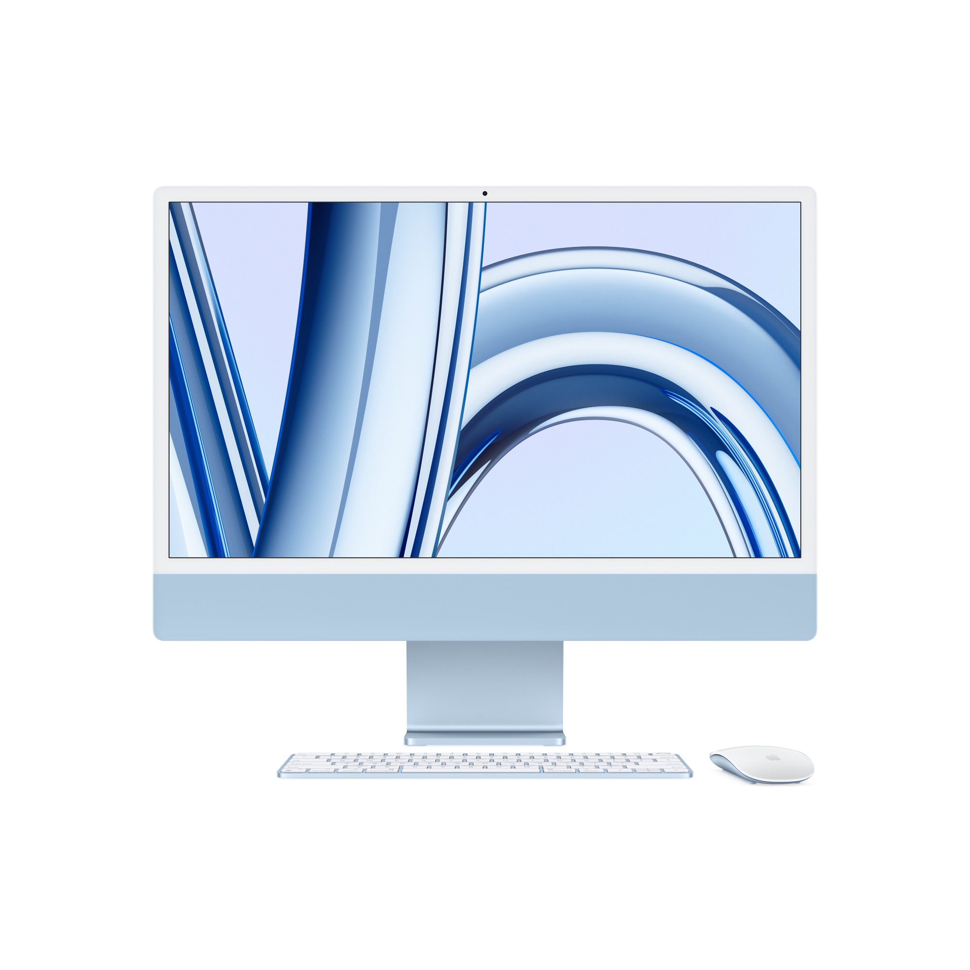 24-inch iMac 4.5K Retina kijelzővel, M3 chippel, 8 magos CPU, 10 magos GPU, 512GB SSD - kék