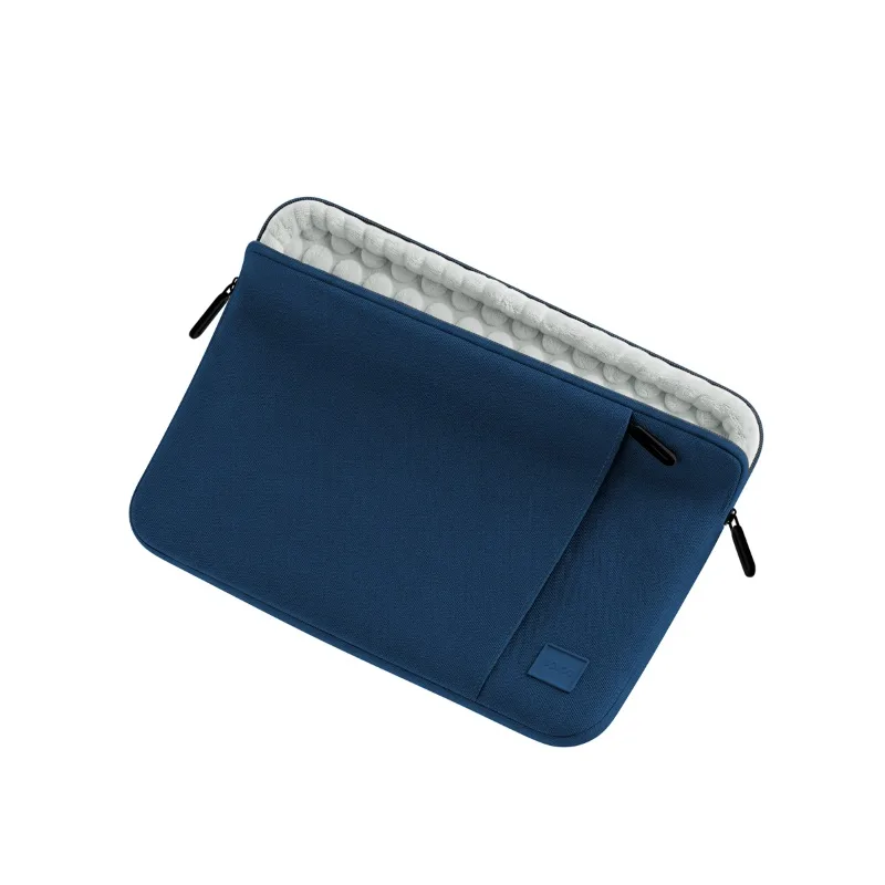 Epico CushionGuard Water-Resistant Sleeve for MacBook Pro 14" / Air 13", Extra Pocket - Dark Blue