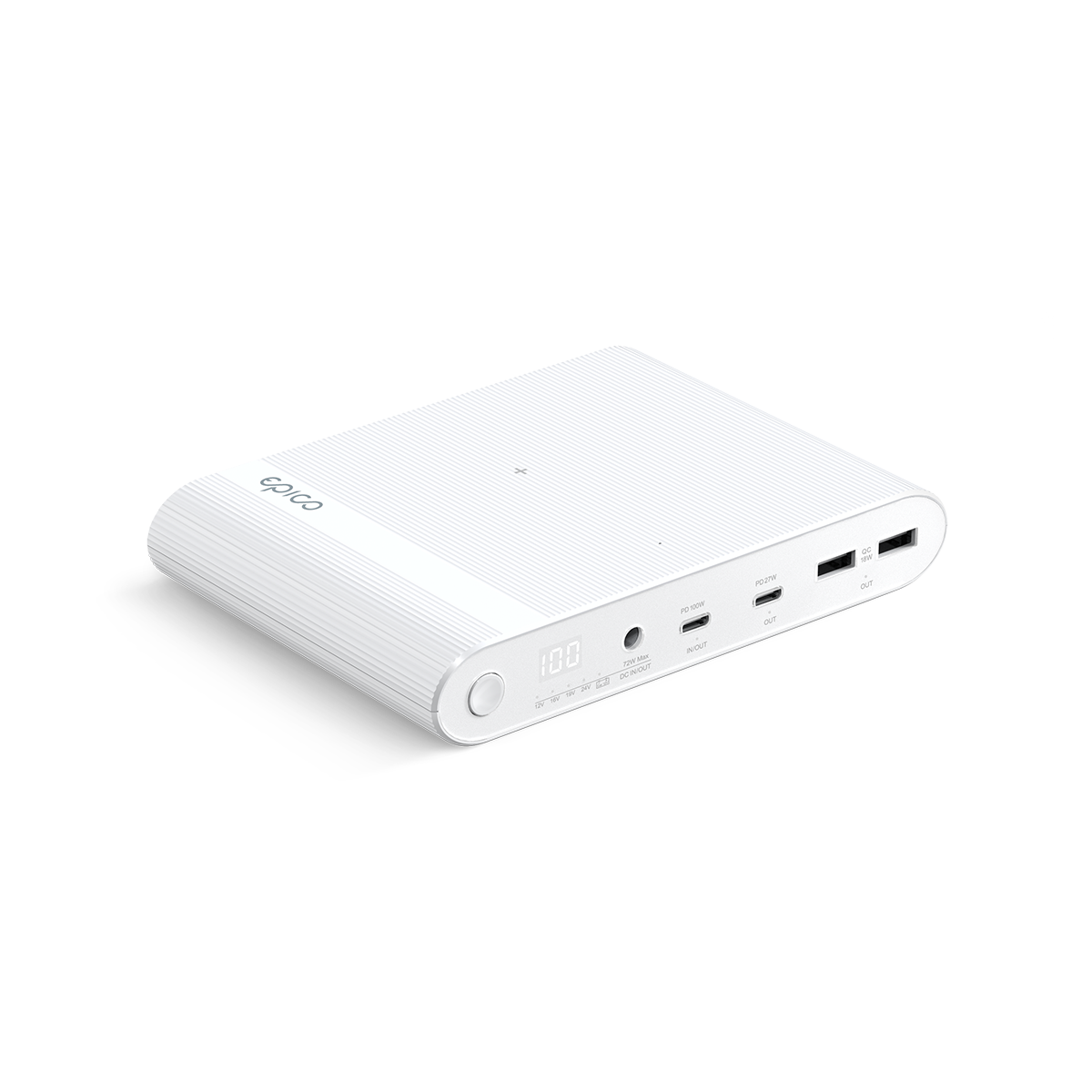 EPICO multifunkcionális laptop powerbank 26800mAh - fehér