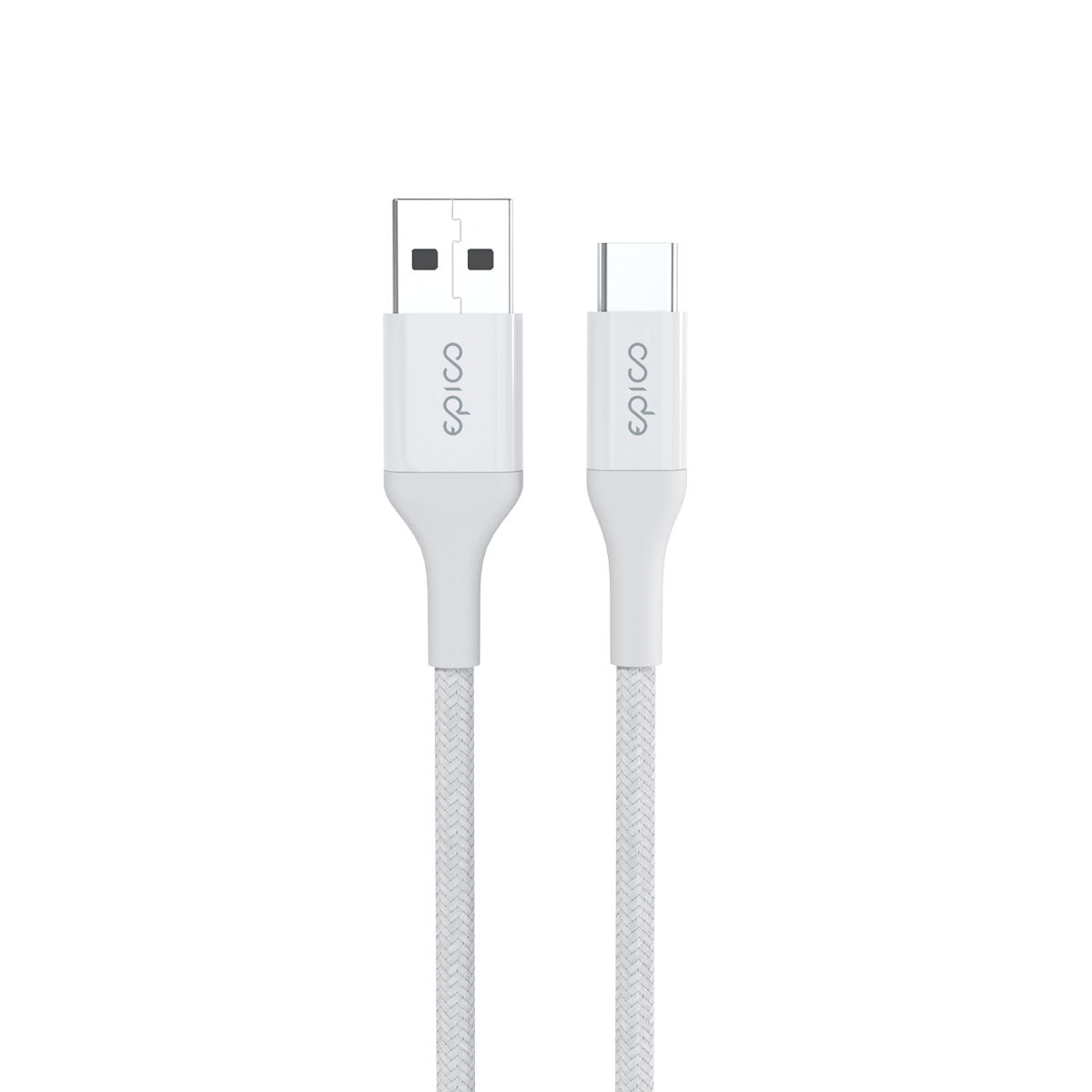 EPICO USB-C to USB-A fonott kábel 1.2m - fehér