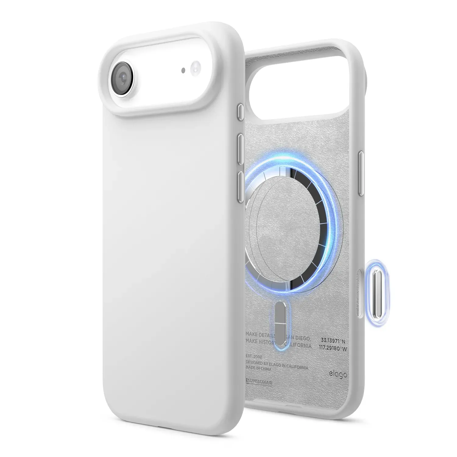 elago MagSafe-kompatibilis iPhone Air szilikontok - fehér