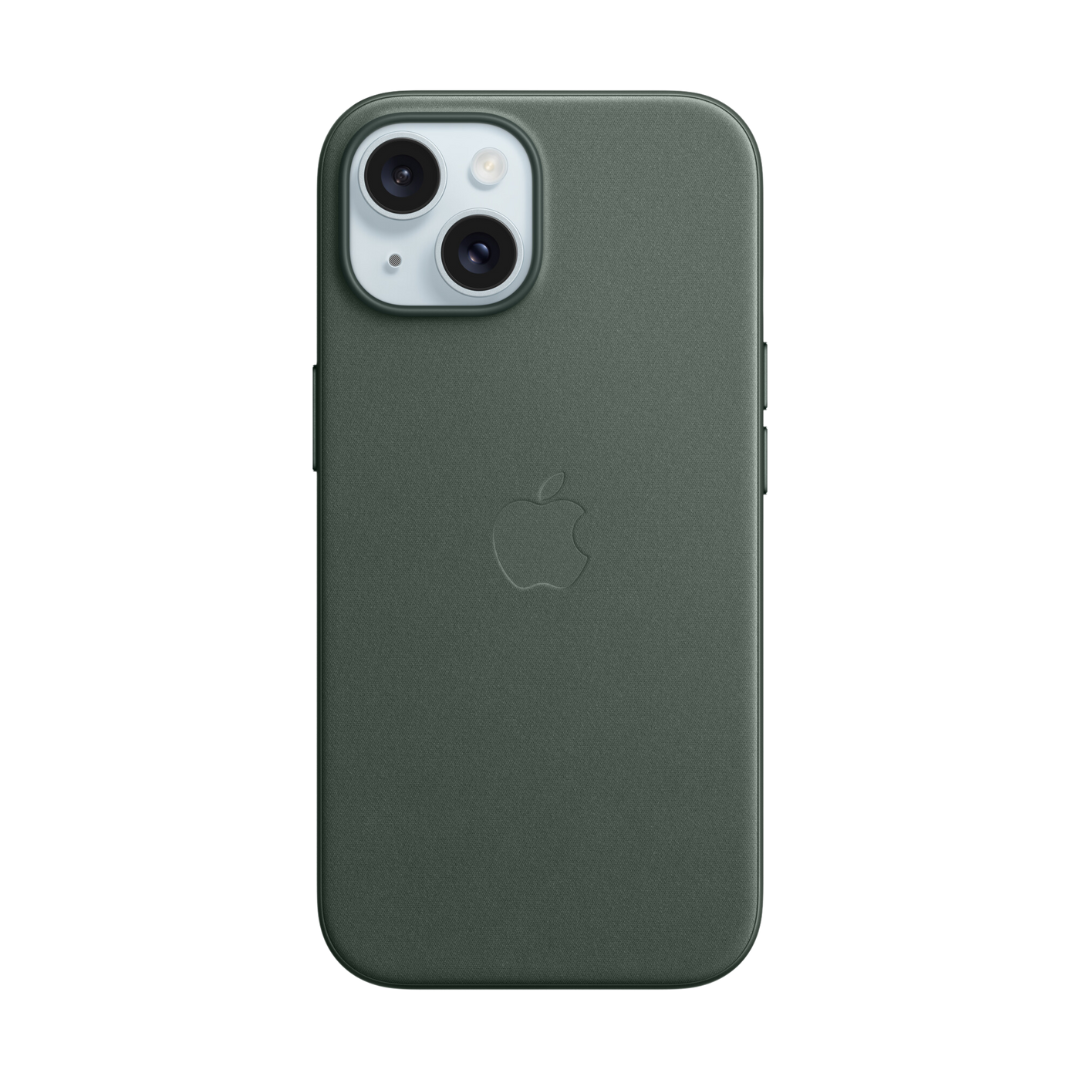 MagSafe-rögzítésű iPhone 15 FineWoven-szövettok - örökzöld