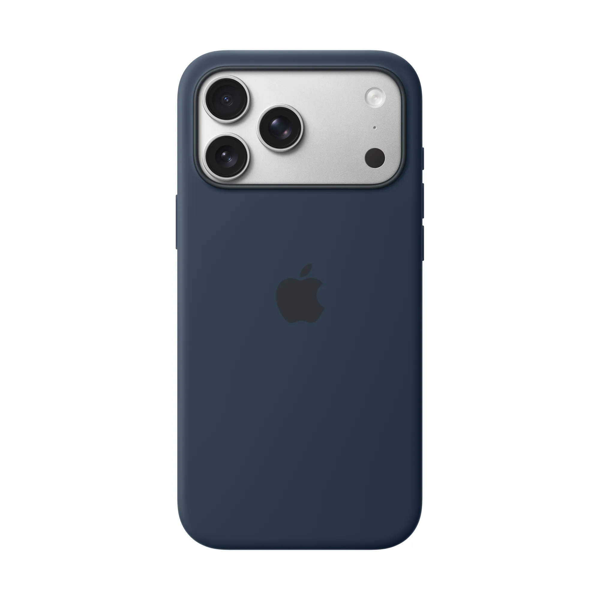 MagSafe-rögzítésű iPhone 17 Pro Max-szilikontok – éjfekete