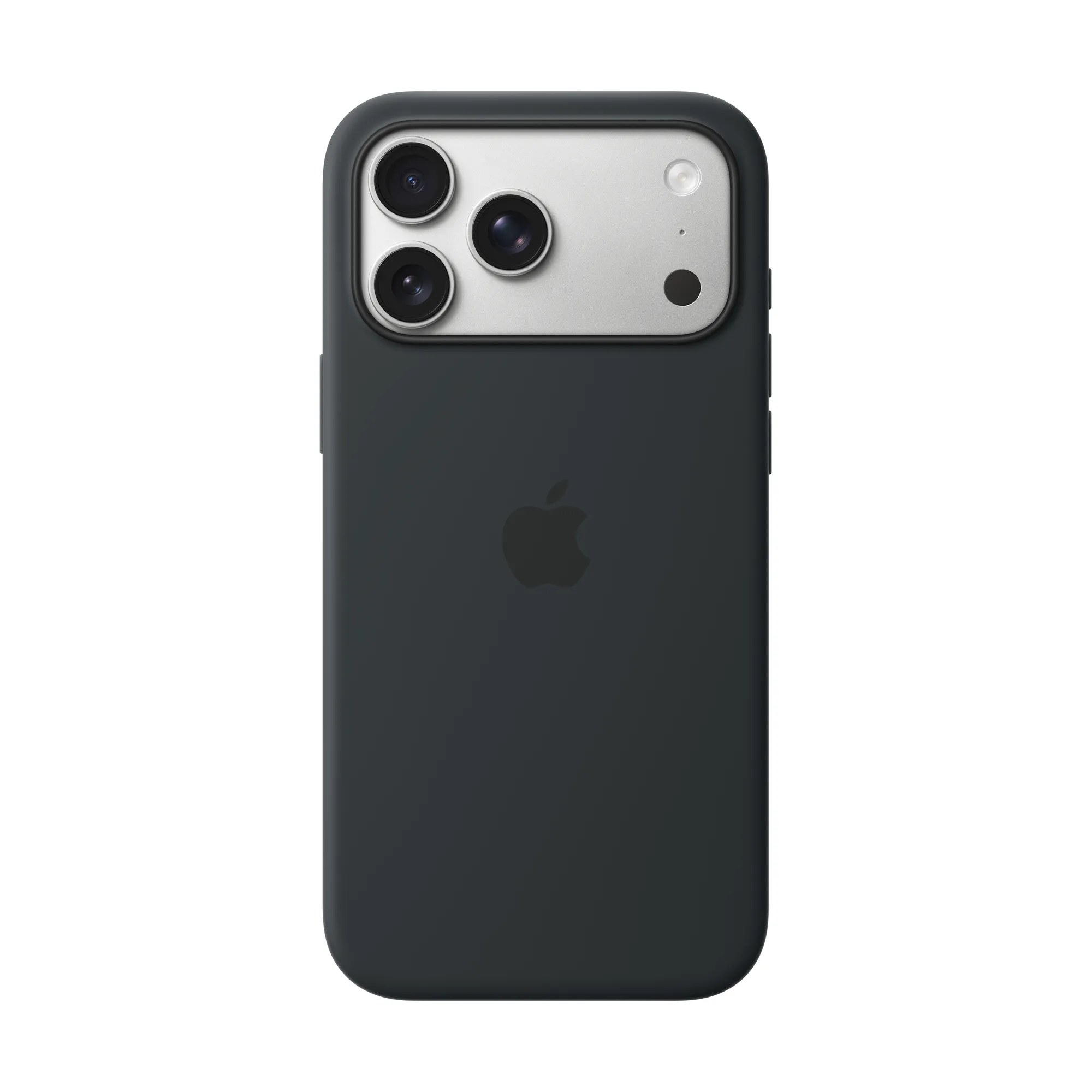 MagSafe-rögzítésű iPhone 17 Pro Max-szilikontok – fekete