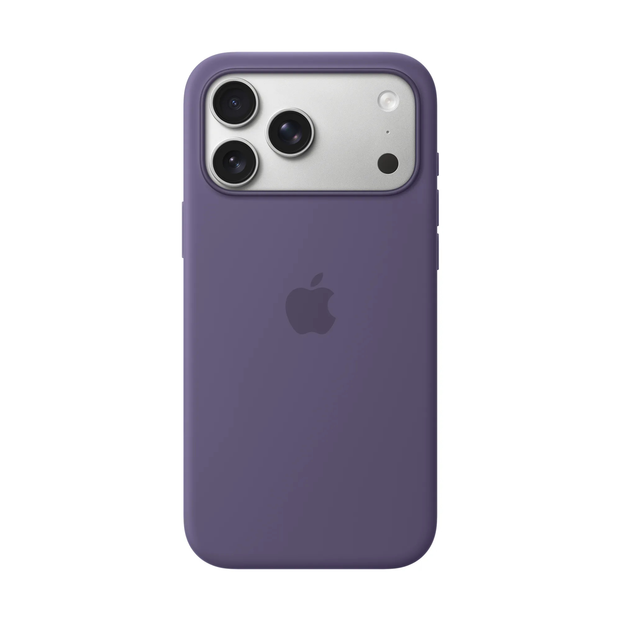 MagSafe-rögzítésű iPhone 17 Pro Max-szilikontok – ködös lila