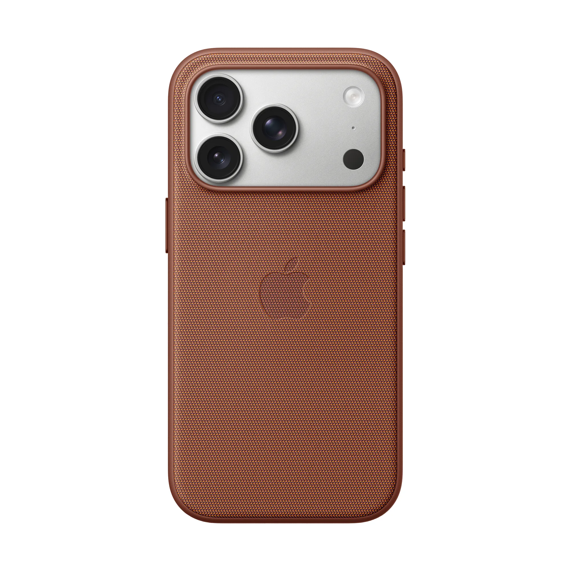 MagSafe-rögzítésű iPhone 17 Pro TechWoven-szövettok – sienai barna