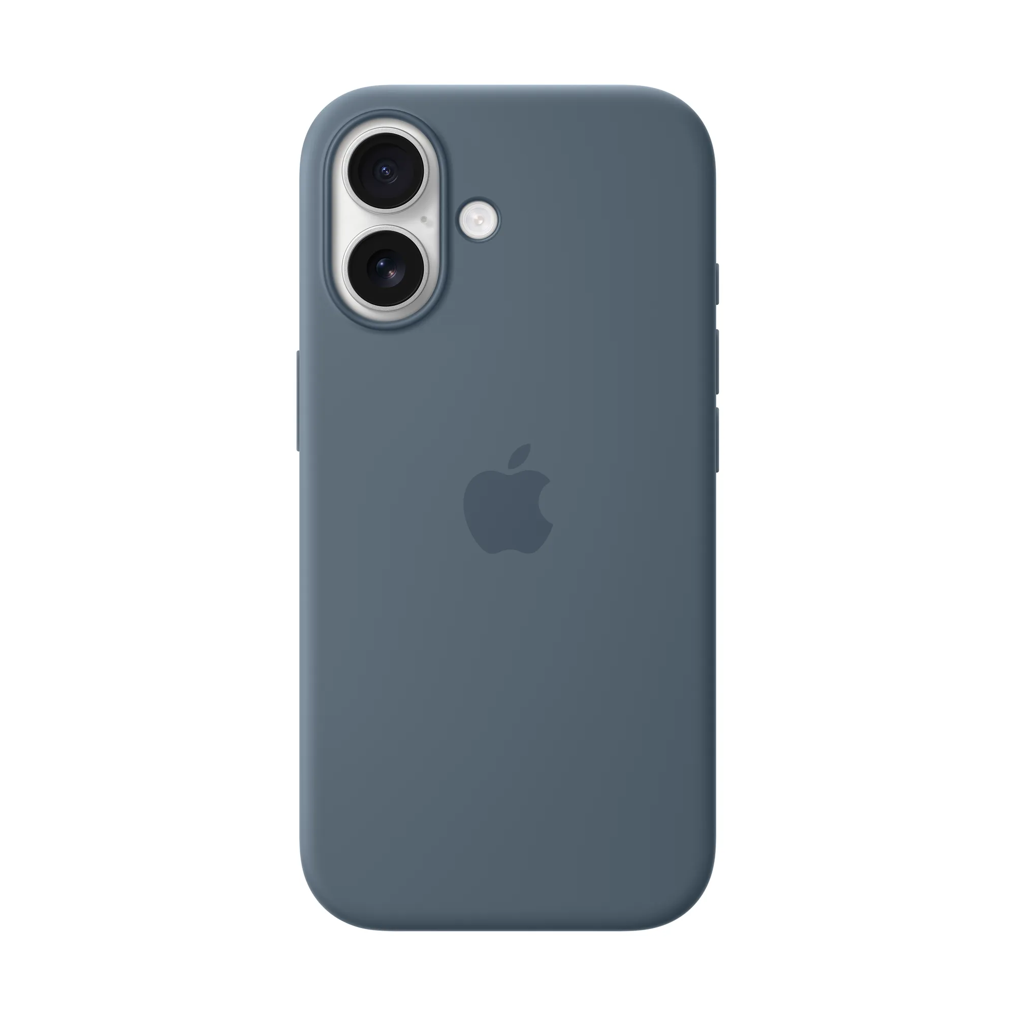 MagSafe-rögzítésű iPhone 17-szilikontok – acélkék