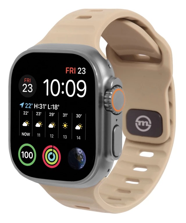 Mobile Origin Apple Watch 42/44/45/49mm sportszíj - barna